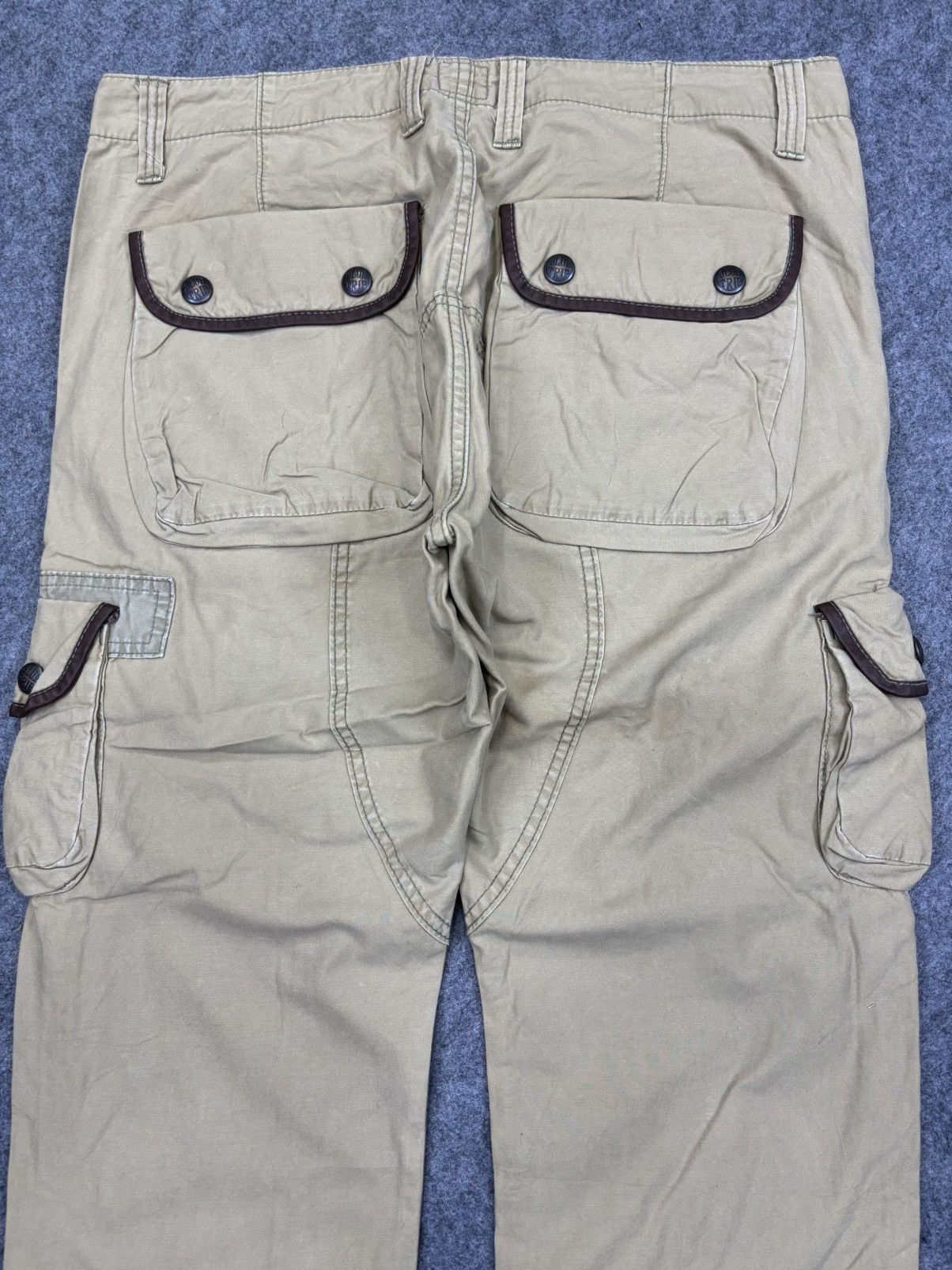 Edwin EDWIN Very Rare Multipockets Two Tones USMC Cargo Pant F808 Size US 35 - 8 Thumbnail