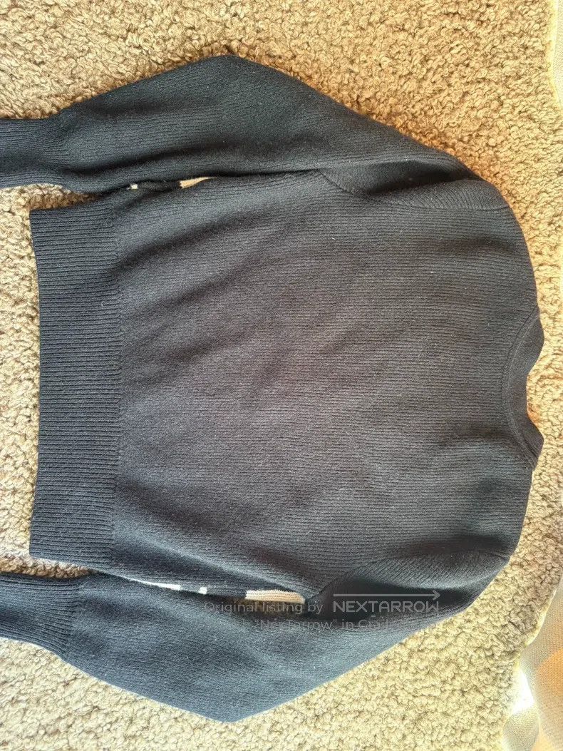 Acne Studios Acne Studios Checkerboard Button-Down Long Sleeve Wool Kni Size US XS / EU 42 / 0 - 5 Thumbnail