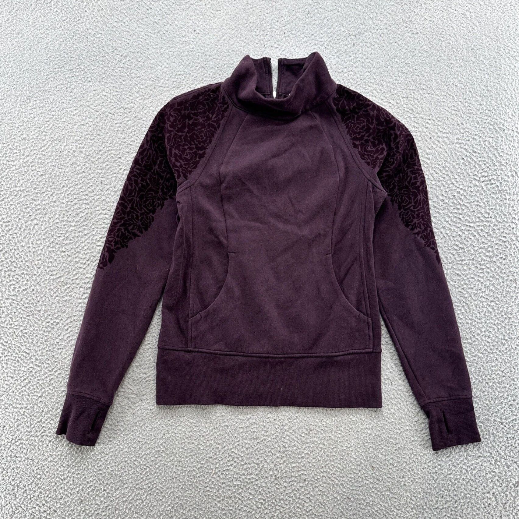 Lululemon Lululemon Floral Flock Pullover Women's Size 6 Long Sleeve 1/4 Zip Fleece Size M / US 6-8 / IT 42-44 - 2 Thumbnail