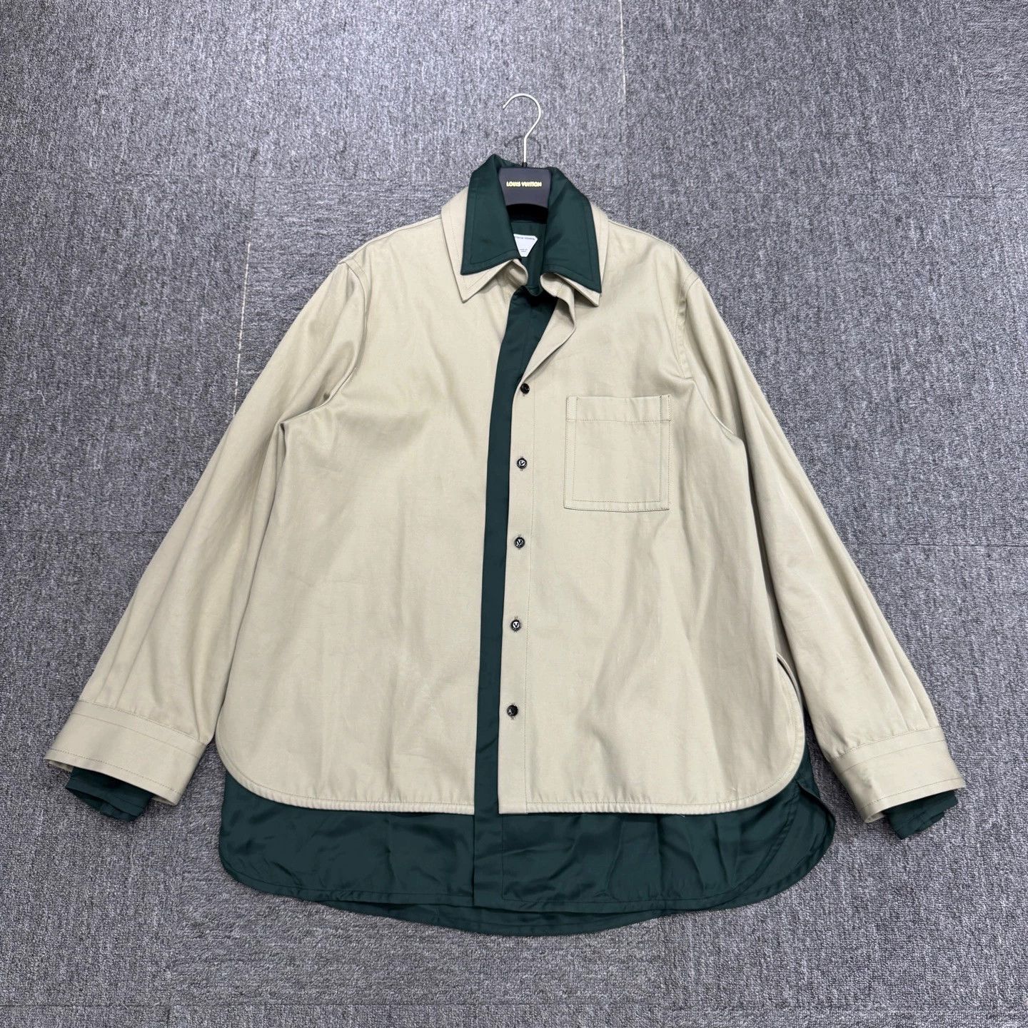 Bottega Veneta Bottega Veneta double layer shirt jacket 98 new 50 Size US M / EU 48-50 / 2 - 1 Thumbnail