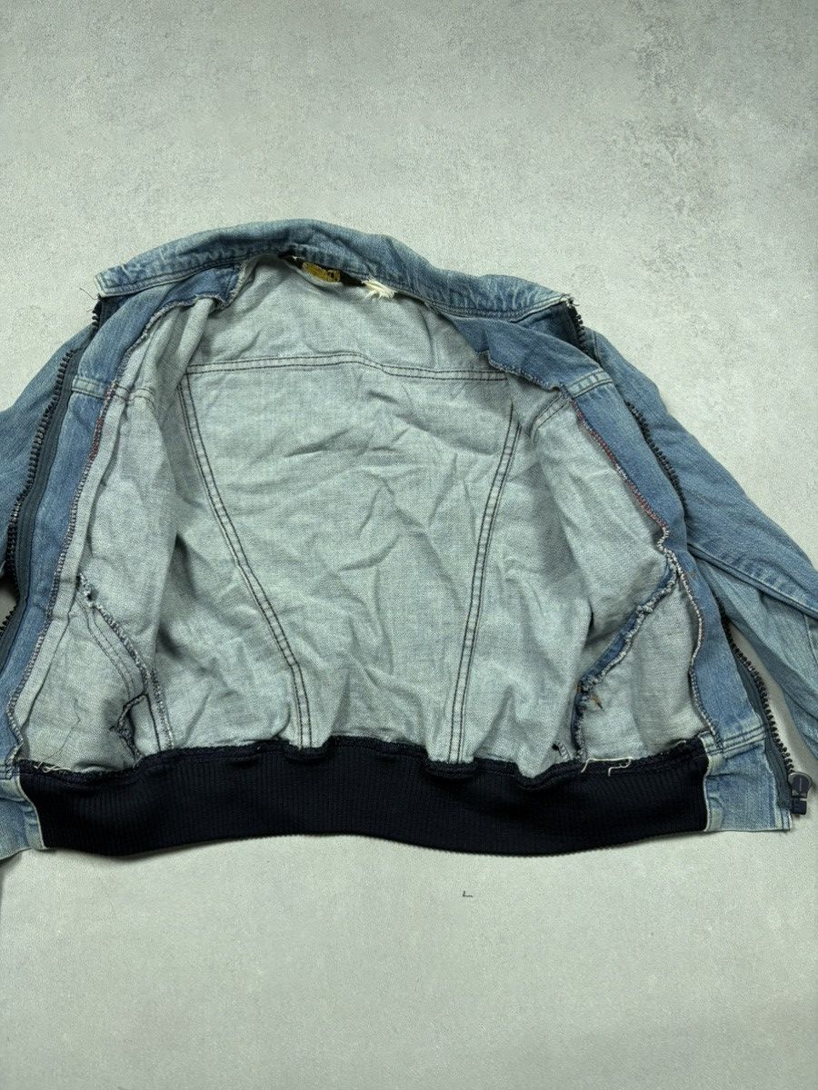 Wrangler Vintage Wrangler Zip Up Denim Trucker Jacket 80s Rare Faded Size XS / US 0-2 / IT 36-38 - 16 Thumbnail