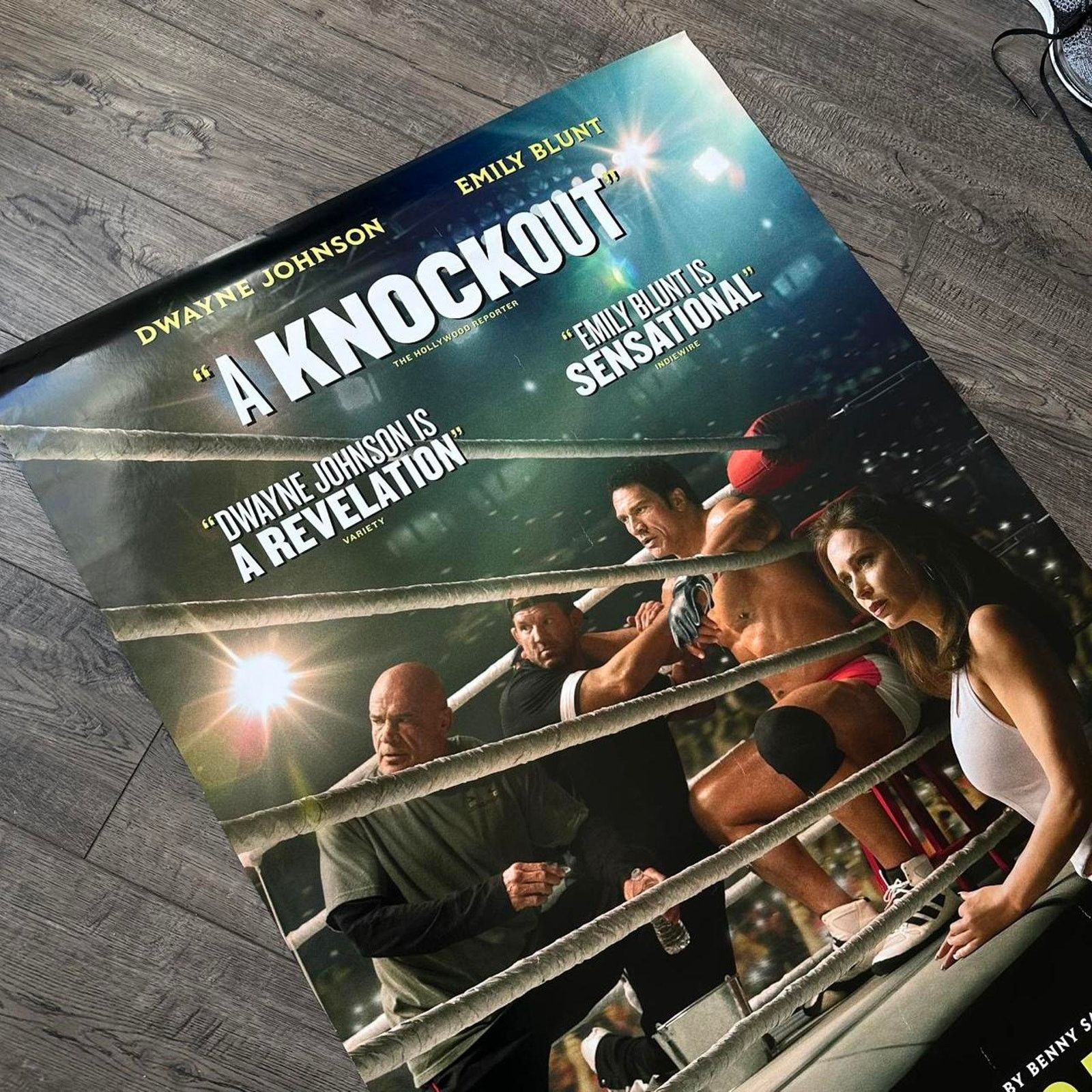 Other 2025 Smashing Machine Dwayne The Rock A24 Movie Promo Poster Size ONE SIZE - 3 Thumbnail