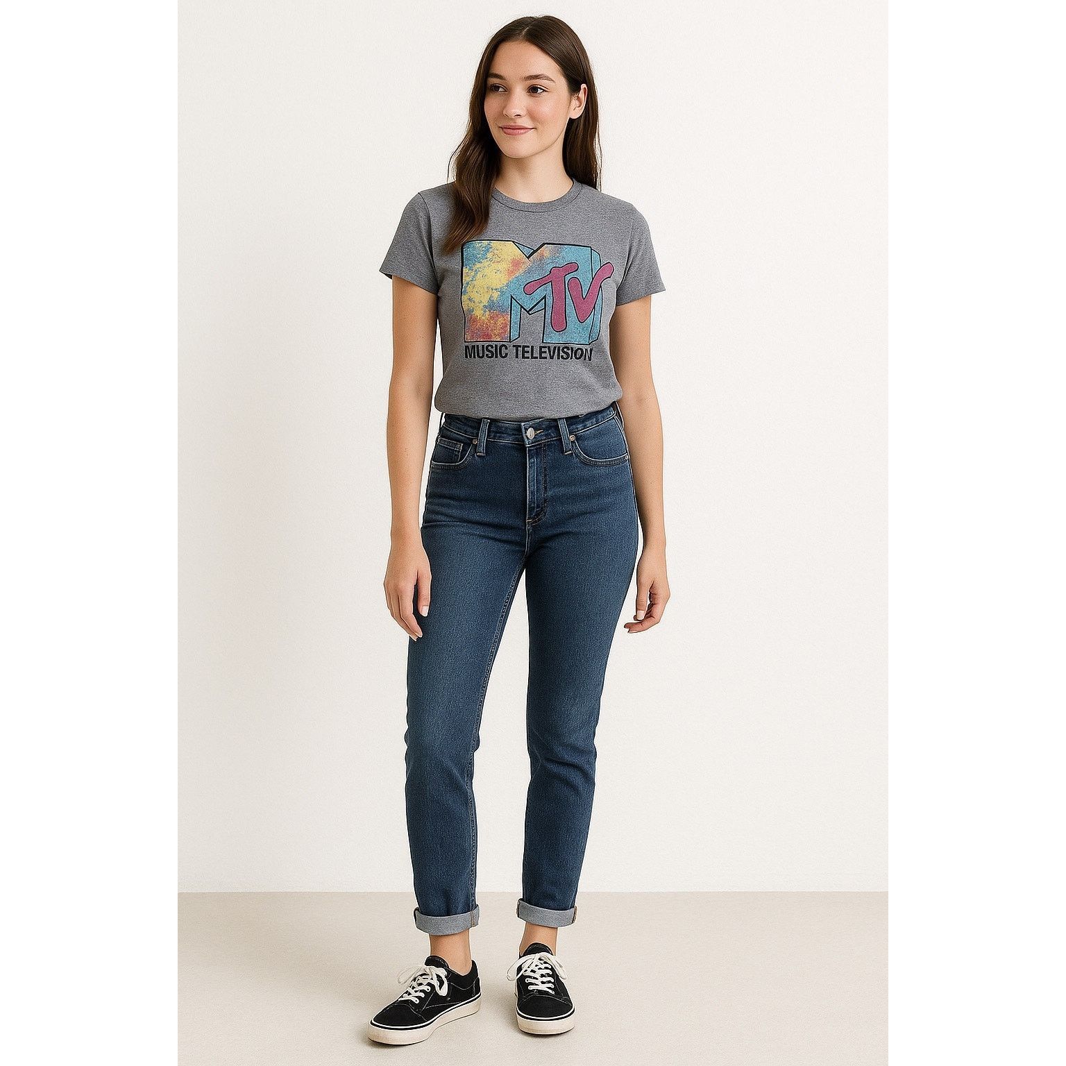 Vans Y2K Streetwear Black Canvas Lace-Up Sneakers VANS Women’s 7 Size US 7 / IT 37 - 1 Thumbnail