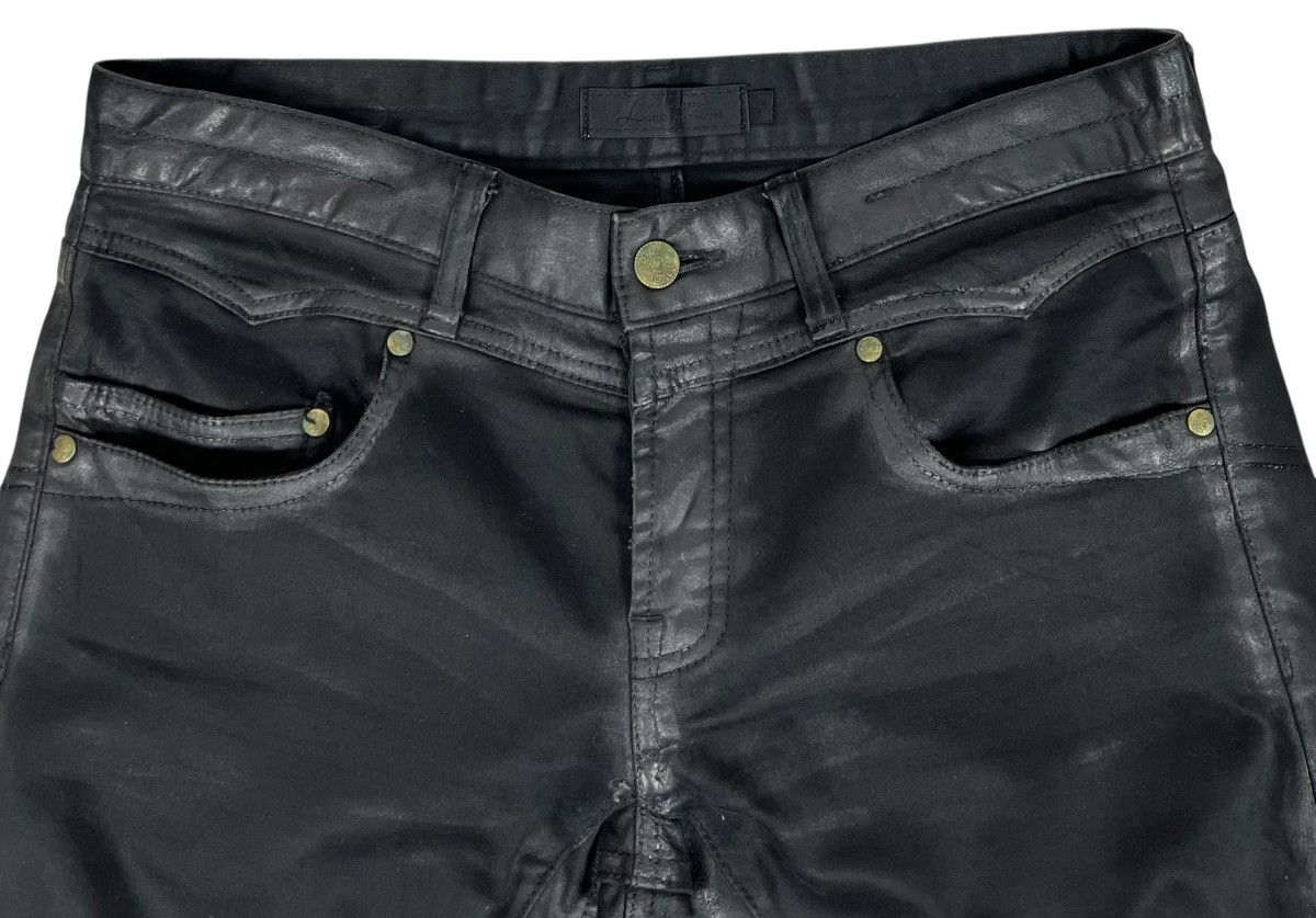 JACKROSE JACKROSE “maison” Black Waxed Pants Size US 33 - 3 Thumbnail