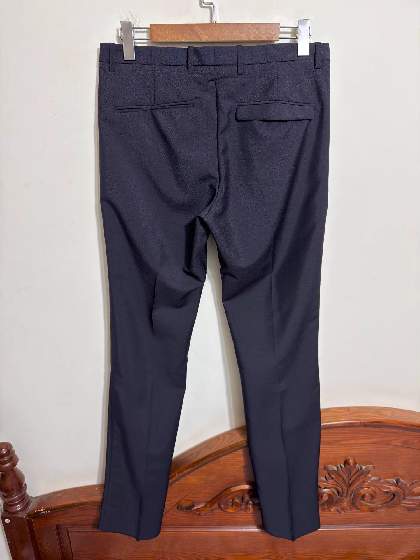 Jil Sander Jil Sander Slim Fit Wool-Mohair Trousers 46 (Italy) Size US 30 / EU 46 - 2 Thumbnail