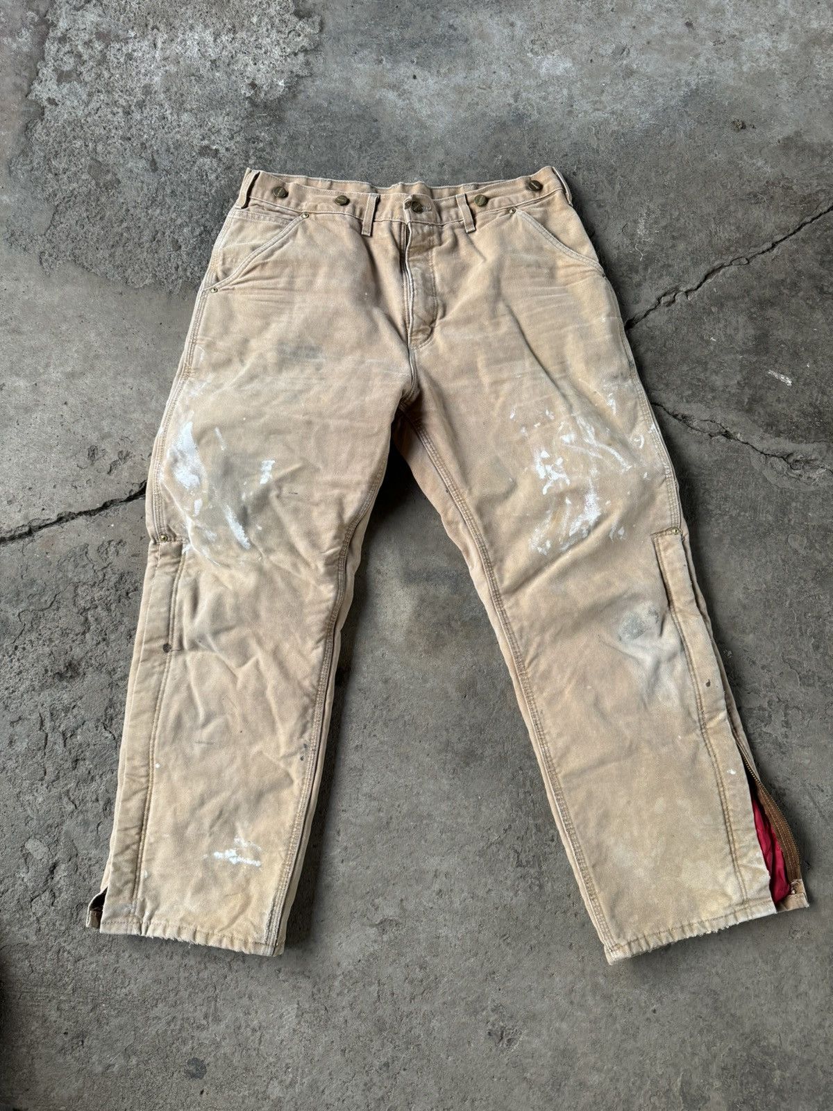 Carhartt × Vintage Vintage Insulated Carhartt Pants Size US 34 / EU 50 - 2 Thumbnail