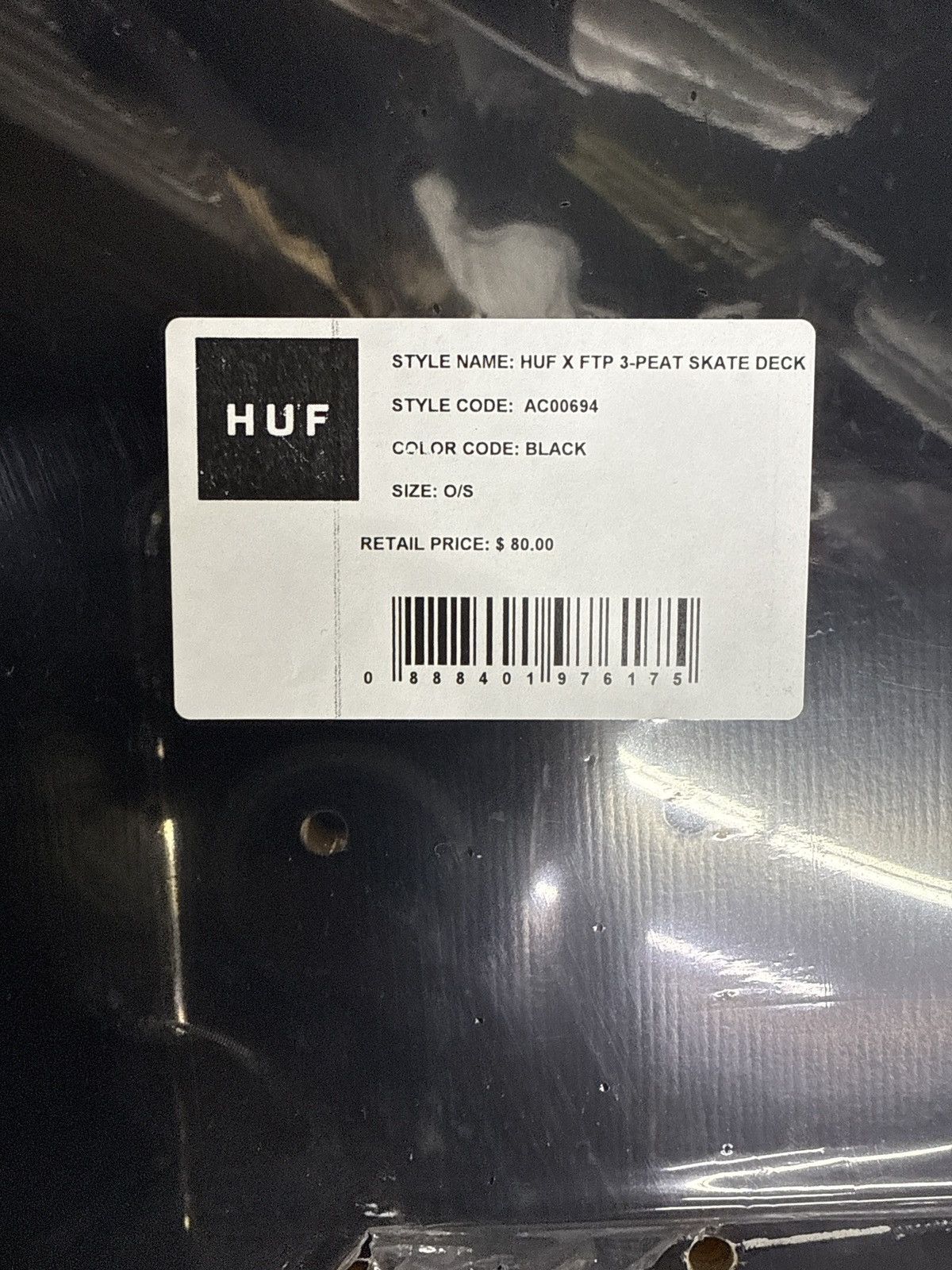 Fuck The Population × Huf HUF x FTP 3-Peat Skateboard Deck Size ONE SIZE - 3 Thumbnail