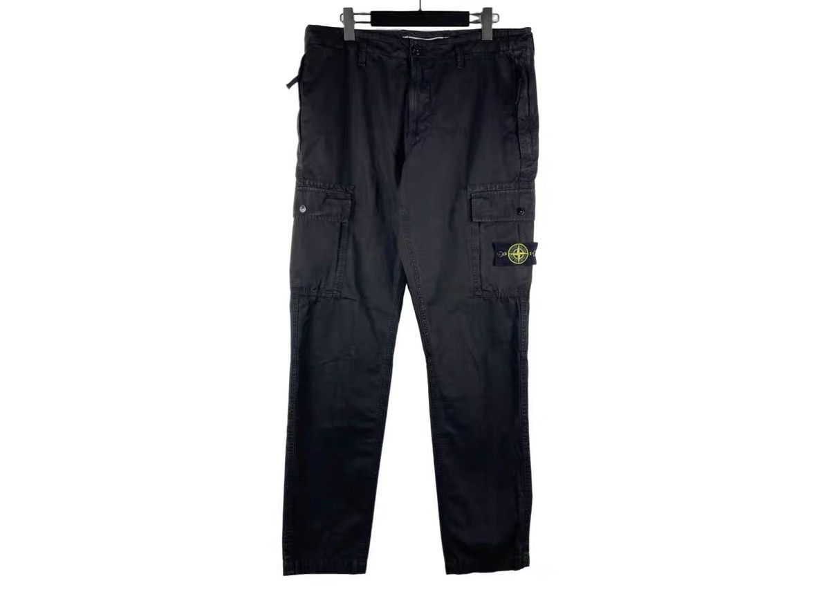 Stone Island Stone Island Wax Dye Wash Cargo Pants with Sleeve Badge J31 Size US 36 / EU 52 - 1 Thumbnail