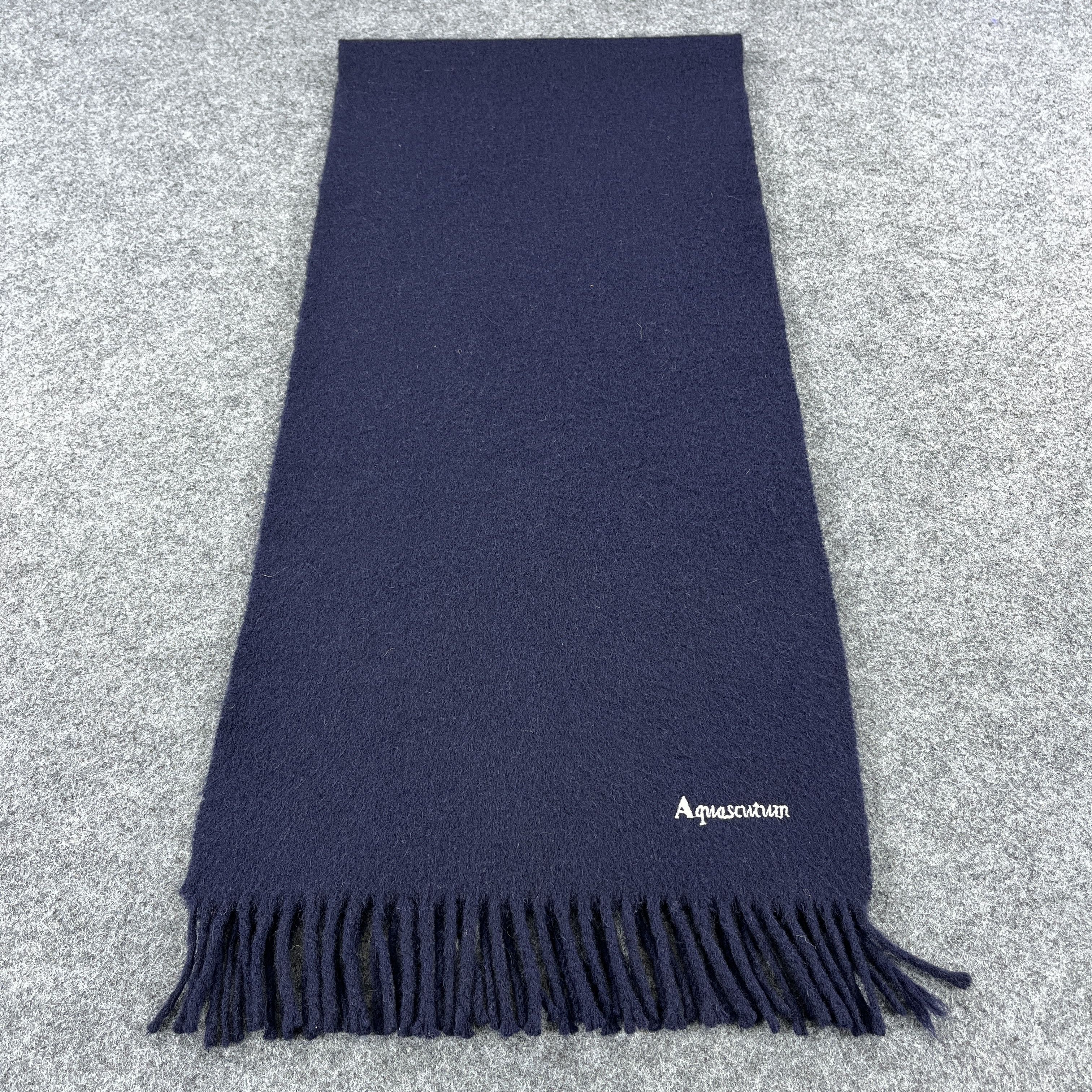 Aquascutum × Vintage Aquasqutum Scarf / Muffler / Neckwear T1481 Size ONE SIZE - 2 Thumbnail