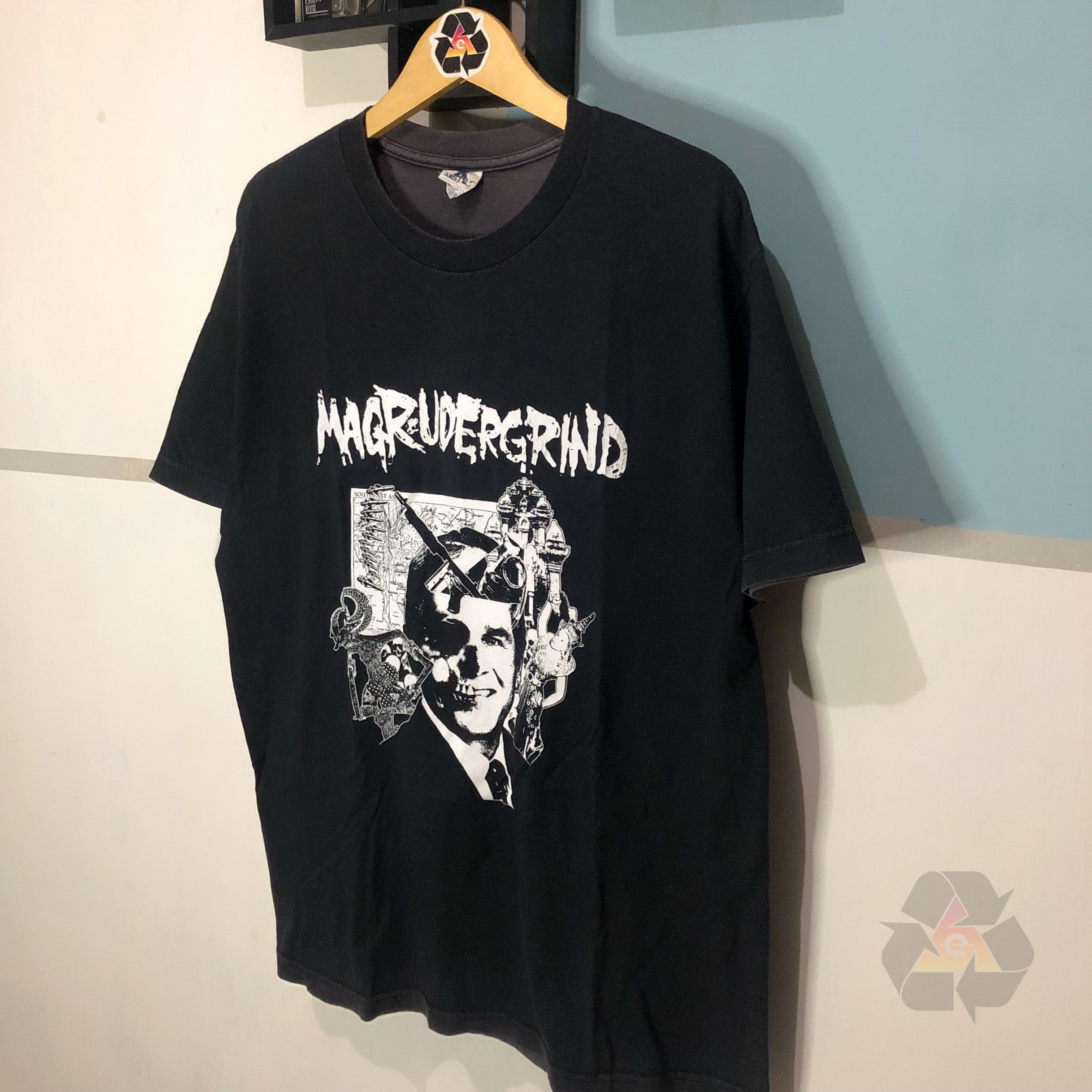Band Tees Vintage Rare Magrudergrind Asia T-Shirt Size US L / EU 52-54 / 3 - 3 Thumbnail