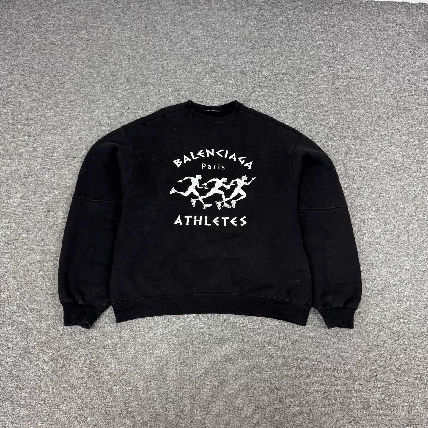 Balenciaga Balenciaga SS21 Marathon Destroyed Hoodie Size S 99 New Size US S / EU 44-46 / 1 - 1 Thumbnail