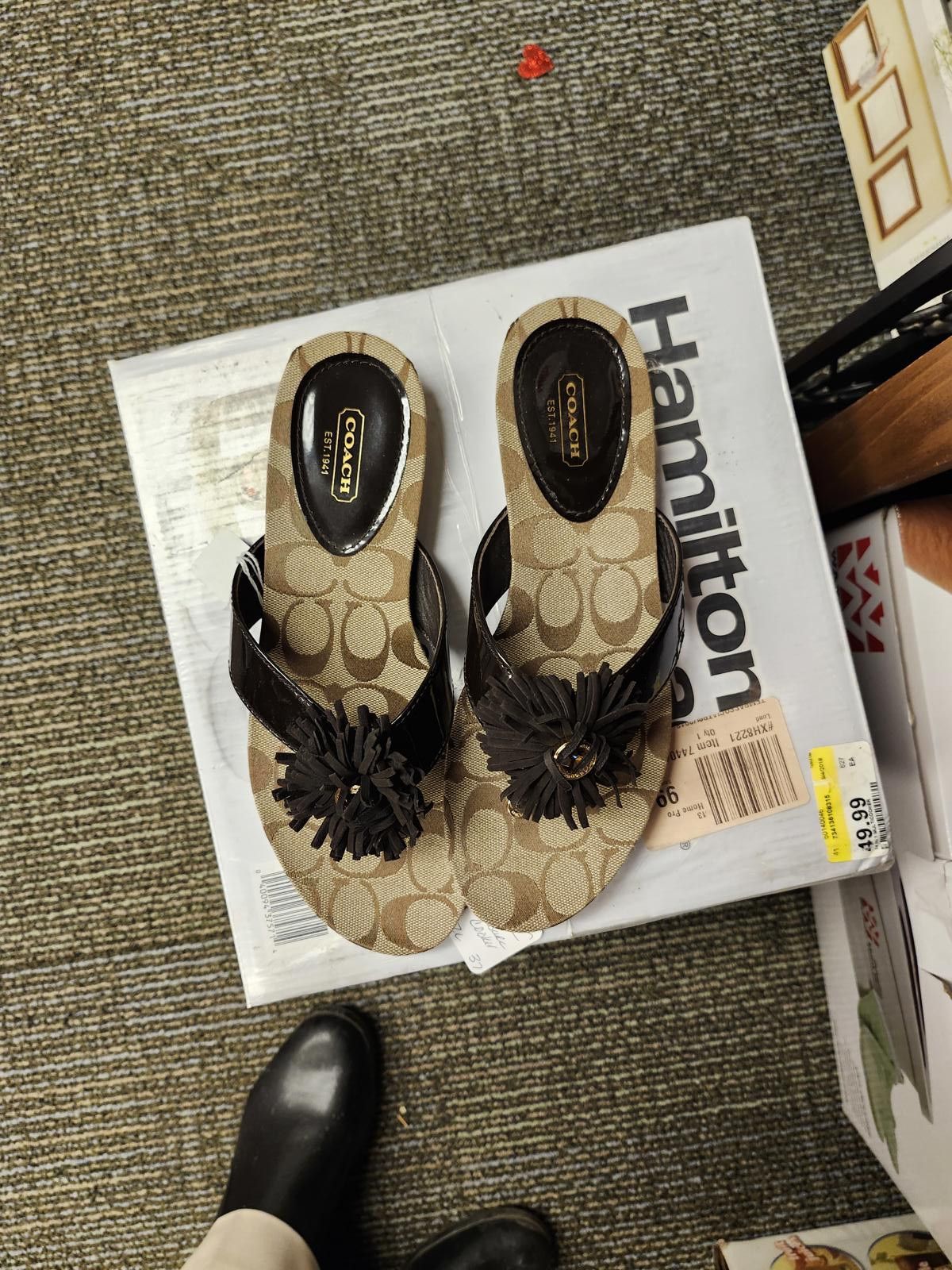 Designer Coach sandels Size US 9 / IT 39 - 1 Preview