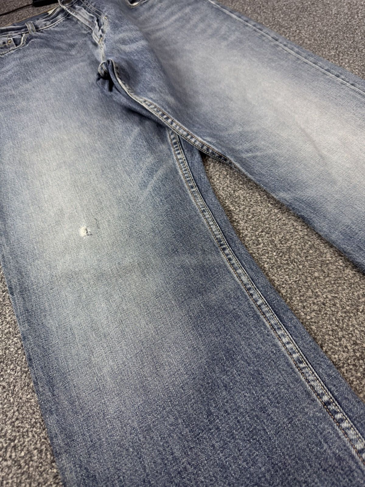 Gap Archives y2k Easy Fit Gap Age Washed Denim Wideleg Jeans Size US 36 / EU 52 - 5 Thumbnail