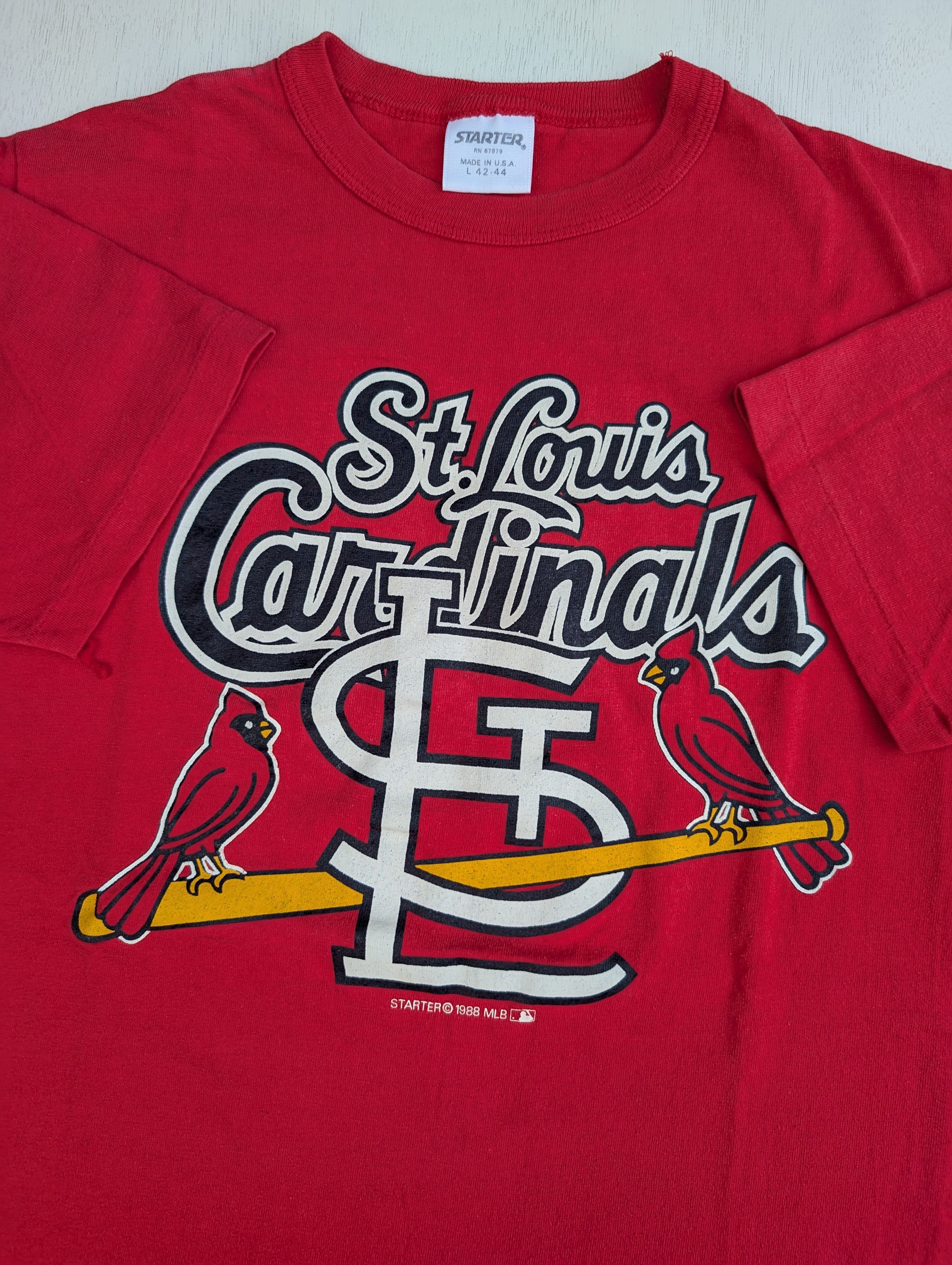 MLB × Starter × Vintage Vintage 1988 Starter St. Louis Cardinals graphic t shirt Size US L / EU 52-54 / 3 - 4 Thumbnail