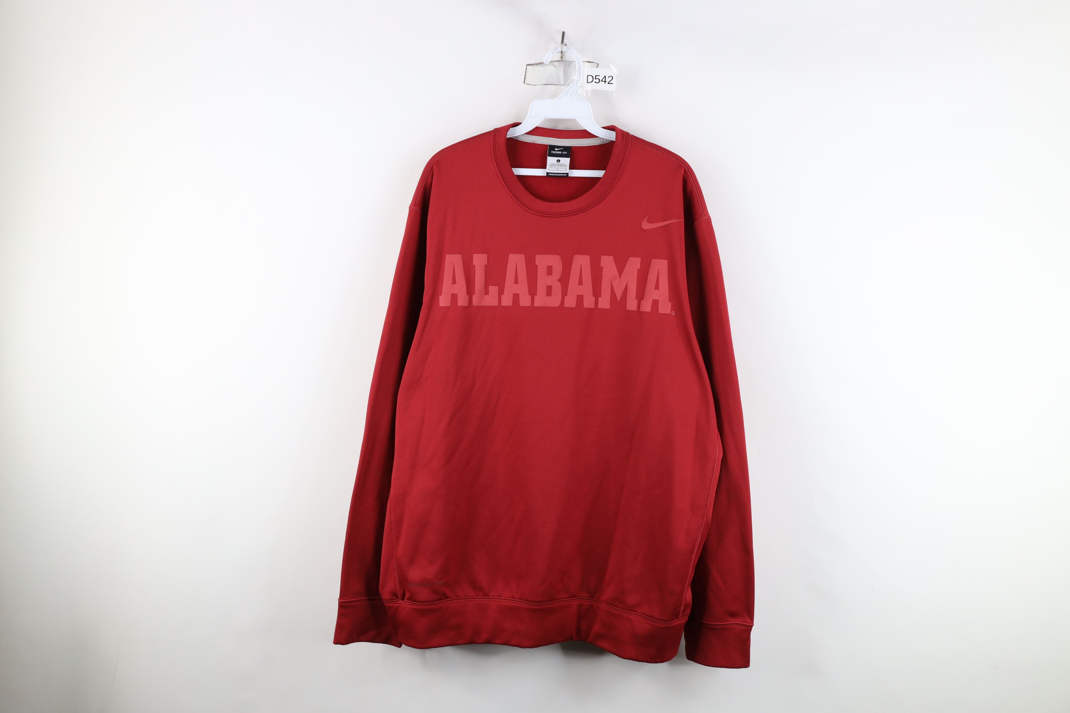 Nike × Vintage Nike Therma Fit Spell Out University of Alabama Sweatshirt Size US L / EU 52-54 / 3 - 1 Thumbnail