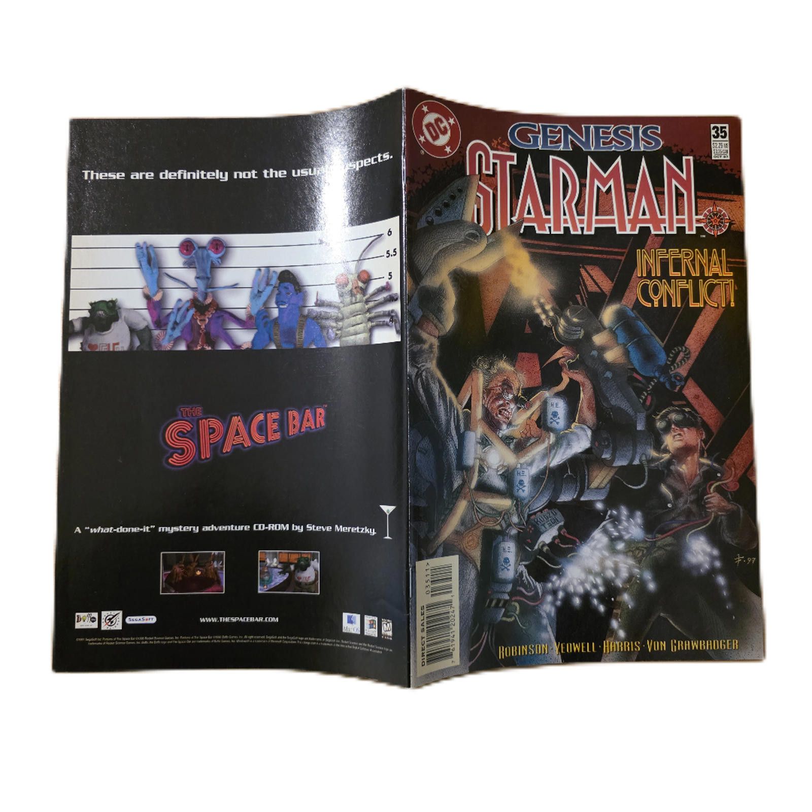 DC Comics Starman Genesis #35 1997 DC Comic Very Fine/Near Mint (C) Size ONE SIZE - 2 Thumbnail