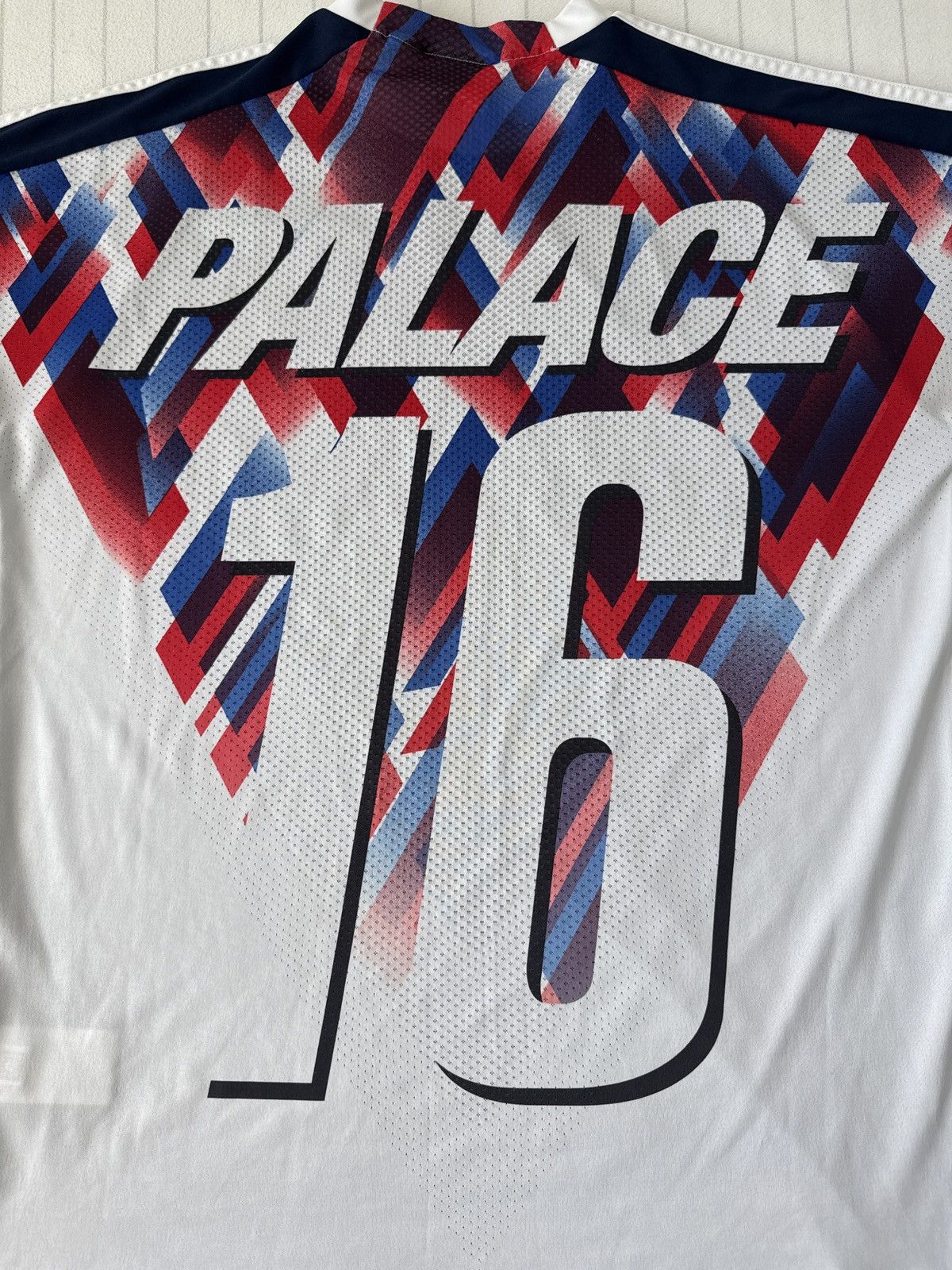 Adidas × Palace Palace Adidas Away Jersey Night Indigo/White/Red Size Medium Size US M / EU 48-50 / 2 - 6 Thumbnail