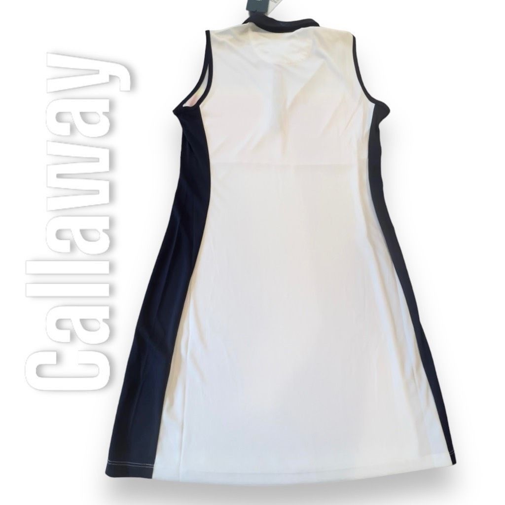 Callaway Callaway OPTI•DRI™ Golf Dress Sun Protection 50UPF Brilliant White Women’s Large Size L / US 10 / IT 46 - 4 Thumbnail