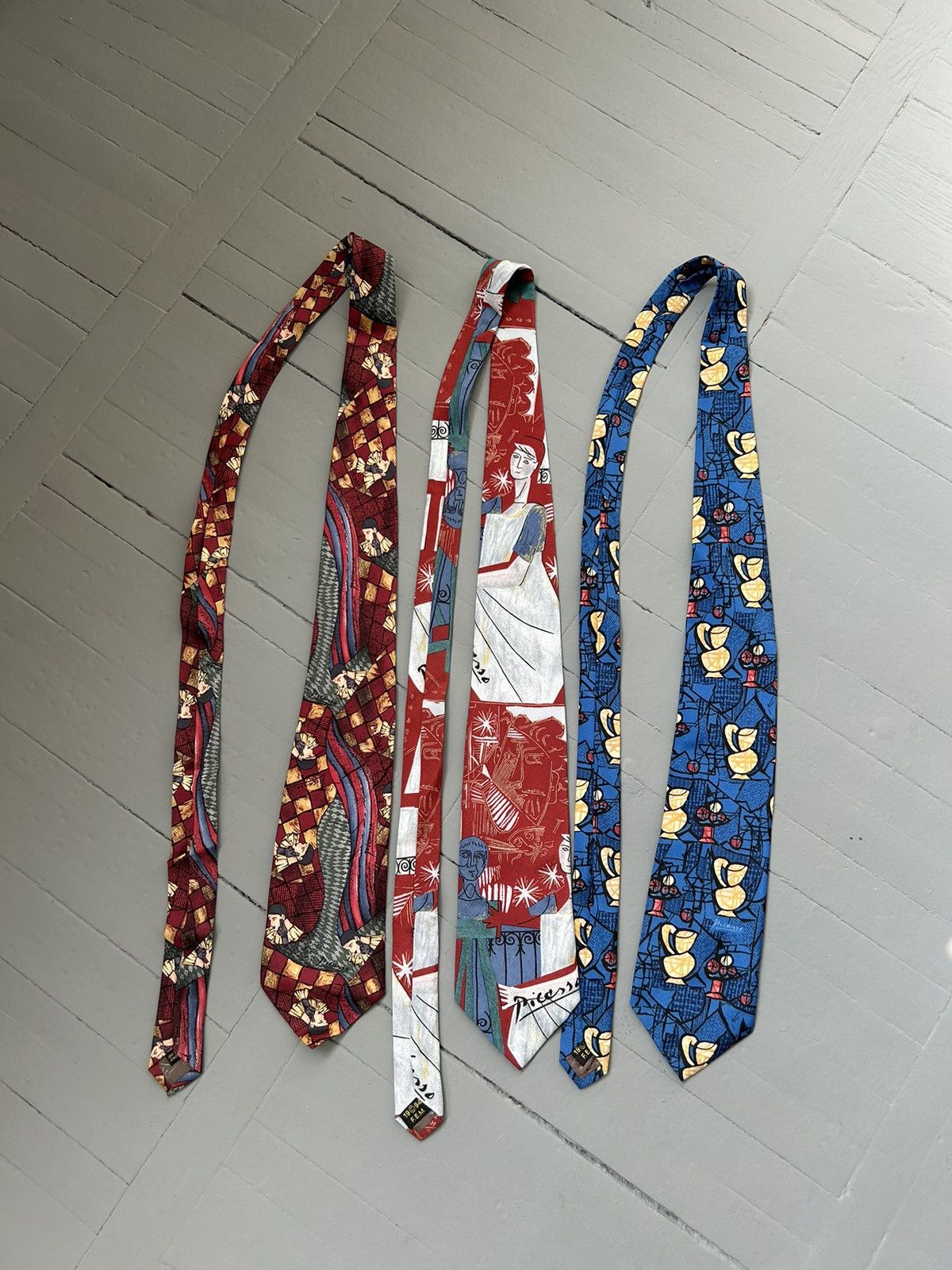 Other Picasso silk tie 3 pieces Size ONE SIZE - 1 Thumbnail