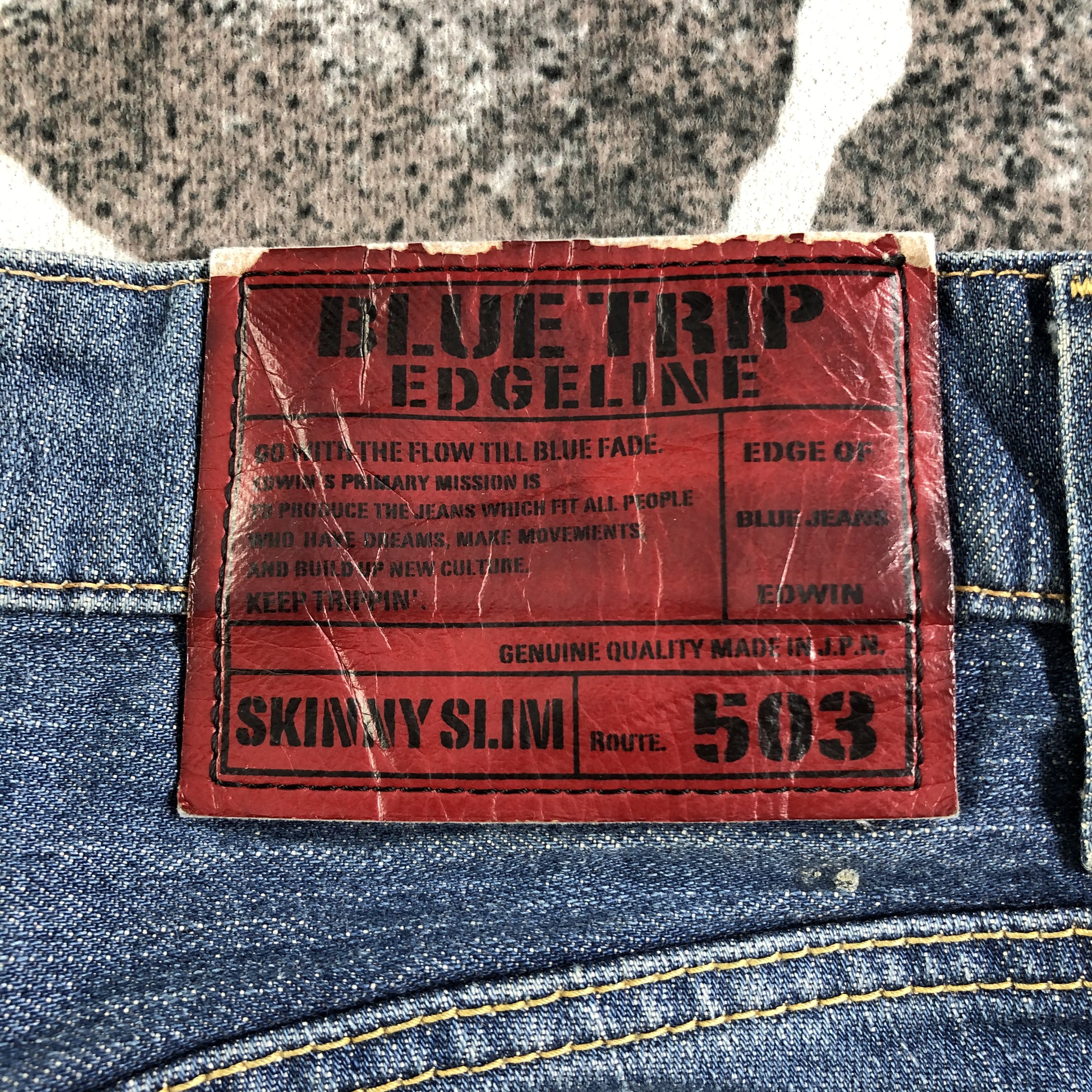 Edwin Edwin Blue Trip Jeans Skinny Denim KJ2419 Size US 29 - 5 Thumbnail
