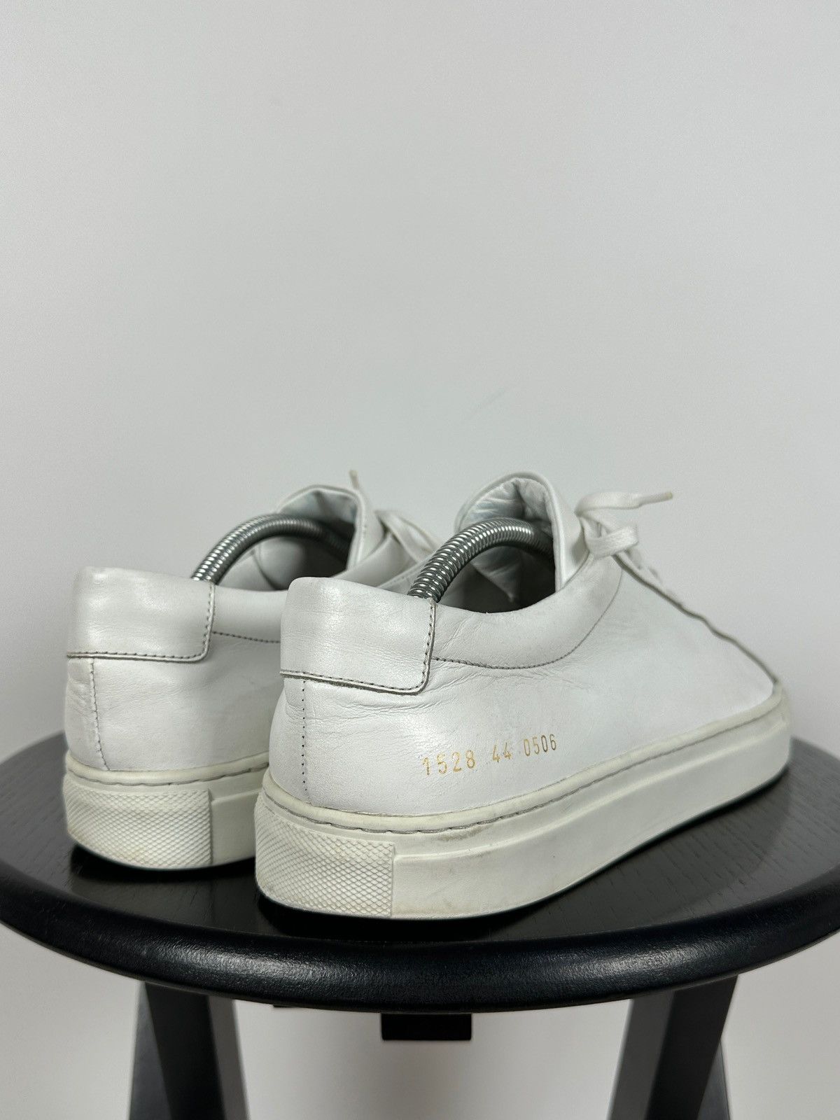 Common Projects Common Projects Original Achilles 1528 Low White Sneakers Size US 11 / EU 44 - 4 Thumbnail