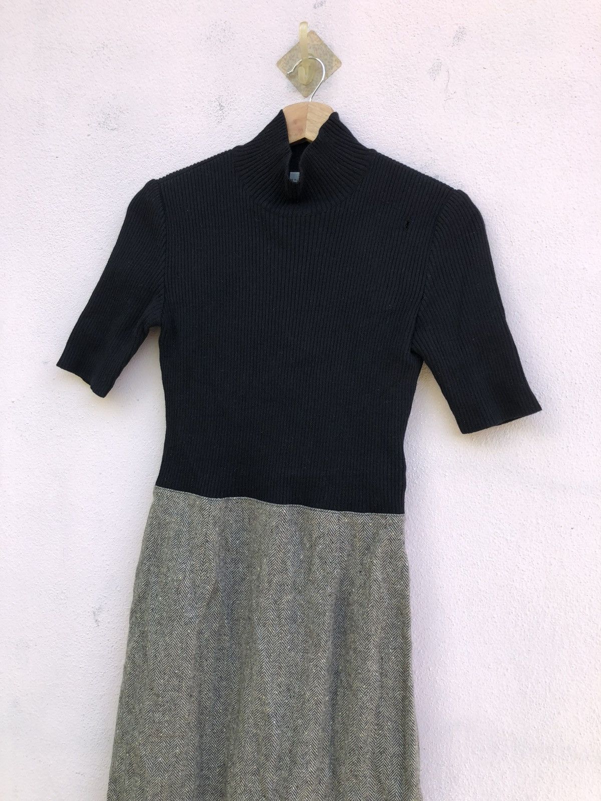 Balenciaga Balenciaga Mini Dress Wool Size S / US 4 / IT 40 - 4 Thumbnail