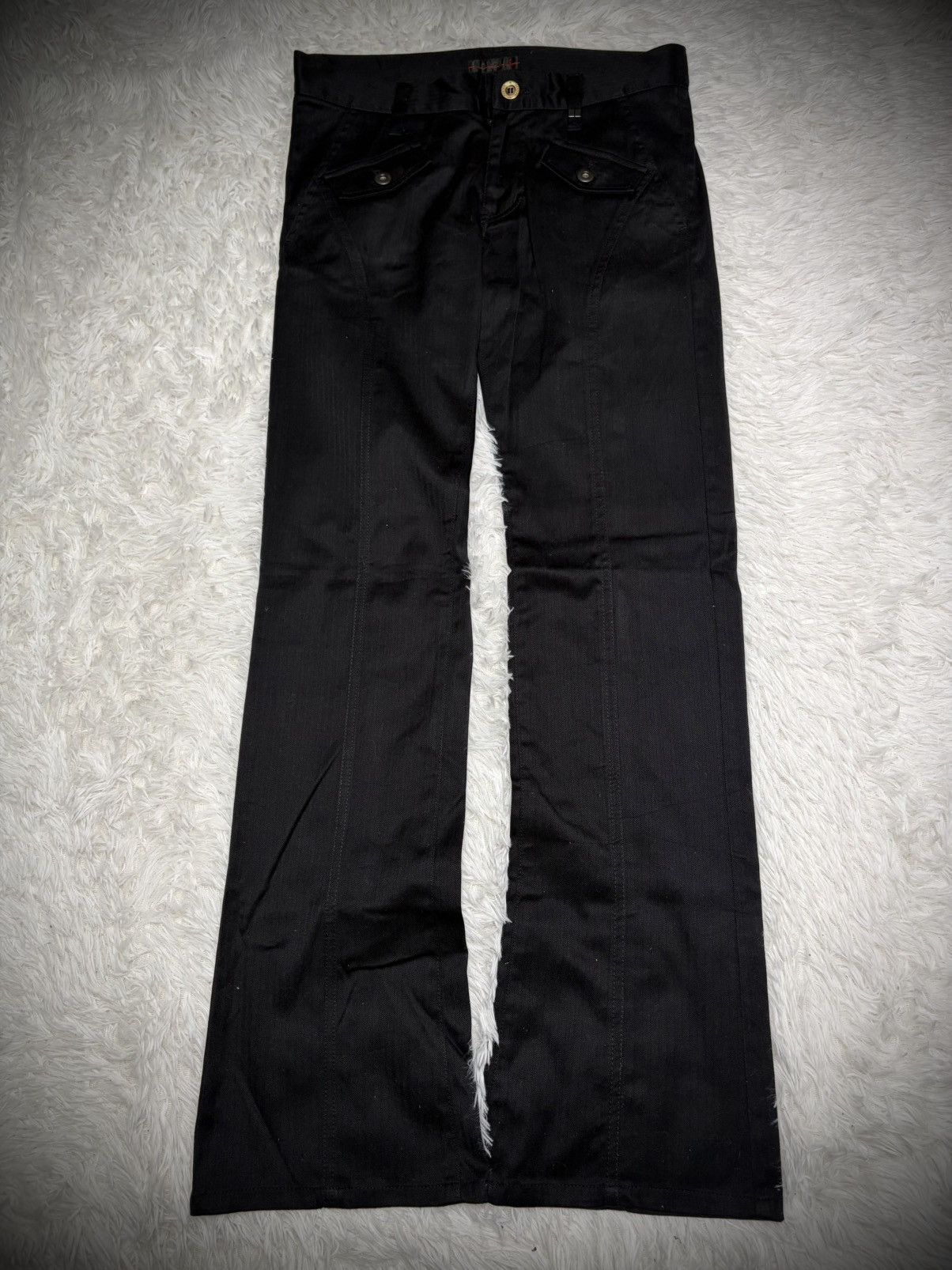 Morgan Homme Morgan Homme spiral flared pants Size US 31 - 1 Thumbnail