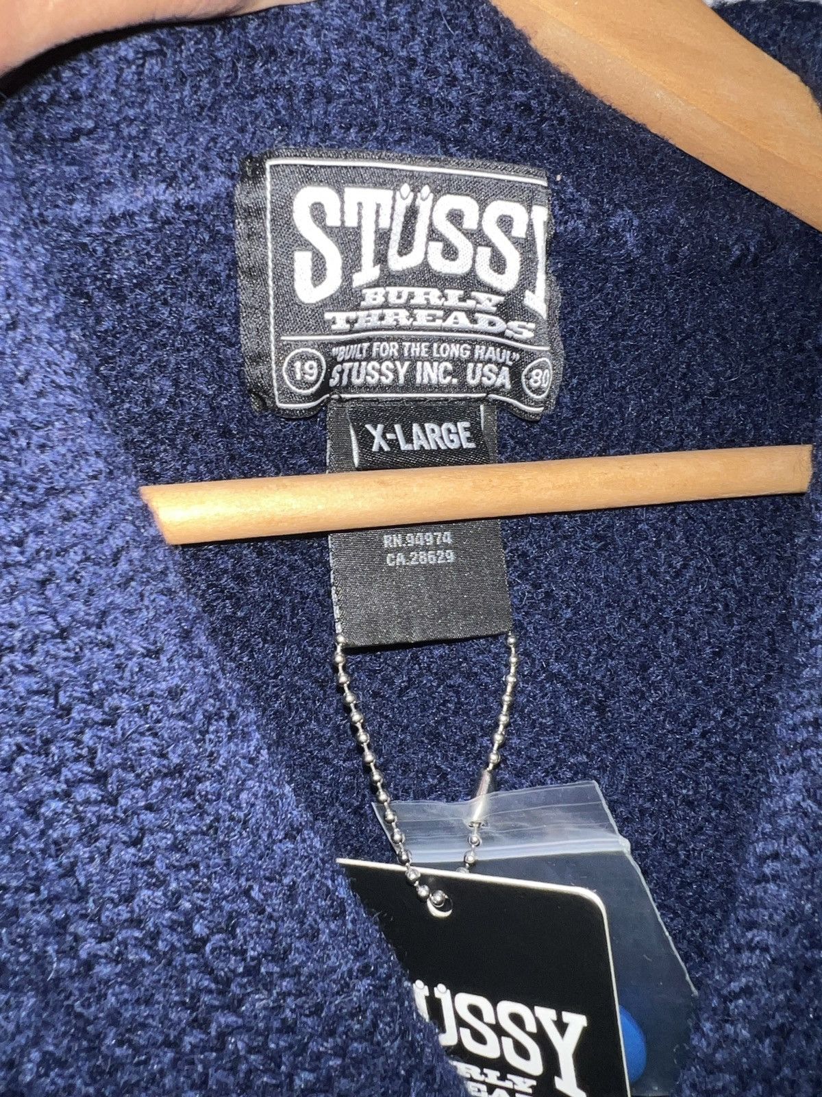 Stussy Vintage Stussy Cardigan Size US S / EU 44-46 / 1 - 4 Thumbnail