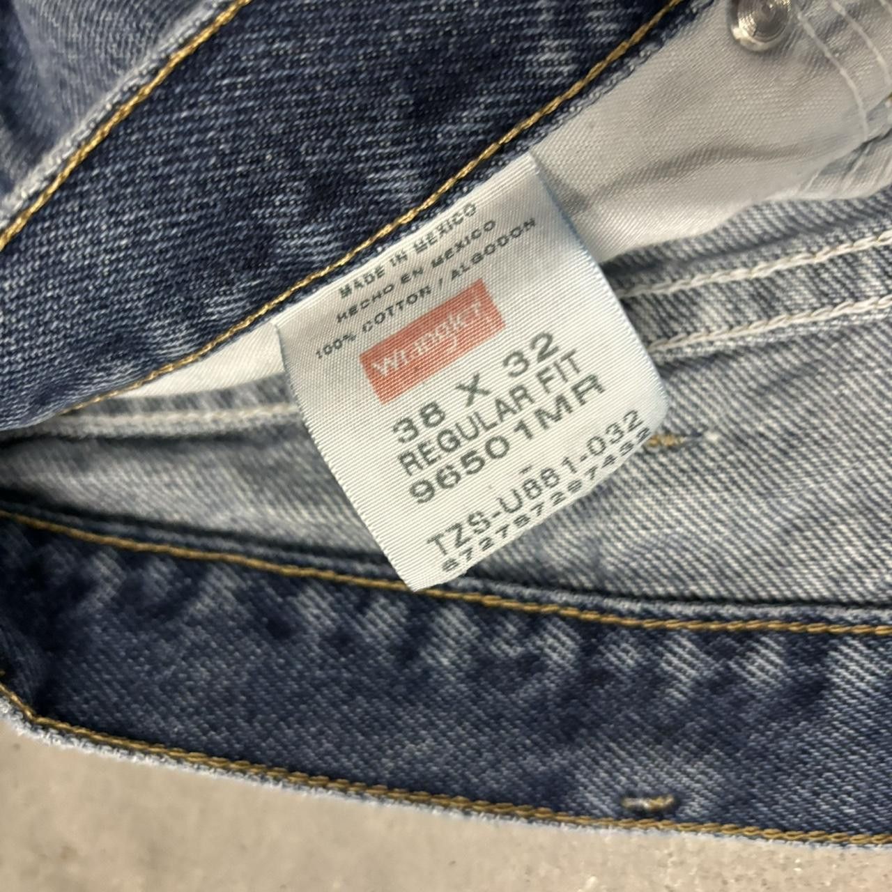 Japanese Brand × Vintage Crazy Vintage Y2K/2000s Dark Wash Skater Essential Denim Jeans! Size US 38 / EU 54 - 8 Thumbnail