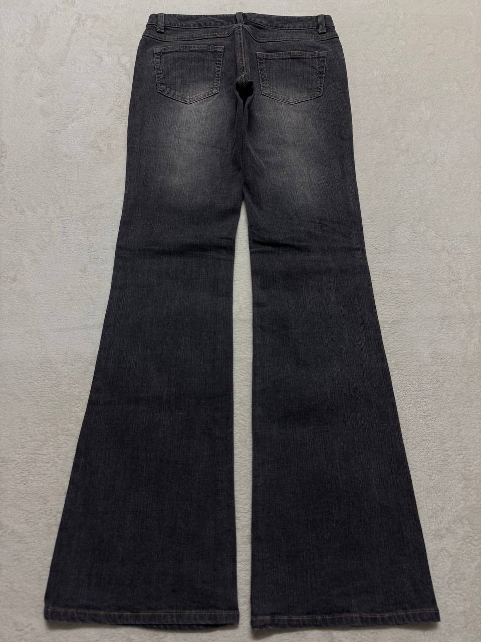 Other BELL BOTTOM 90s Style Japanese Mudwash Insane Bootcut Jeans Size US 27 - 13 Thumbnail