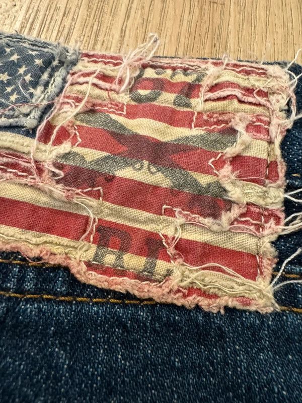 Polo Ralph Lauren Polo Ralph Lauren Mercer USA American Flag Denim Jeans 34/32 Size US 34 / EU 50 - 8 Thumbnail