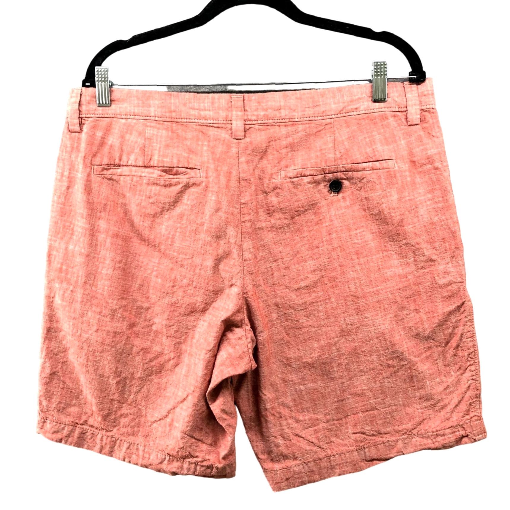 Banana Republic Banana Republic Chambray Shorts Mens 36 Peach Coral Flat Front 8'' Inseam Size US 36 / EU 52 - 2 Thumbnail