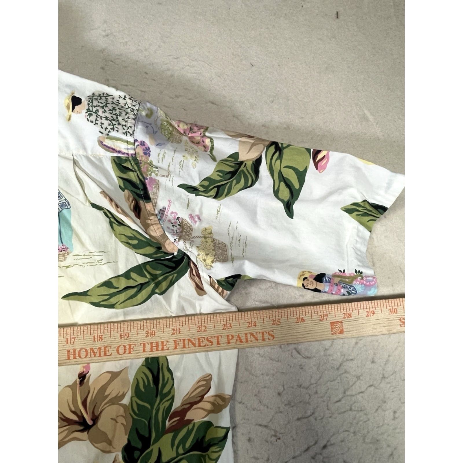 Reyn Spooner Reyn Spooner Hawaiian Shirt Mens Button-Up Short Sleeve Floral Multicolor Cotton White Green Size M Size US M / EU 48-50 / 2 - 3 Thumbnail
