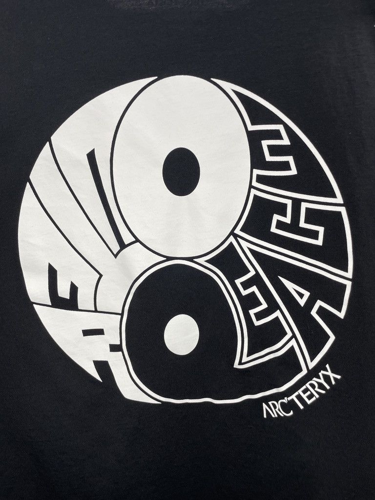 Arc'teryx ARCTERYX Balanced Outer Peace Black Cotton T-Shirt Tee Size US XL / EU 56 / 4 - 7 Thumbnail