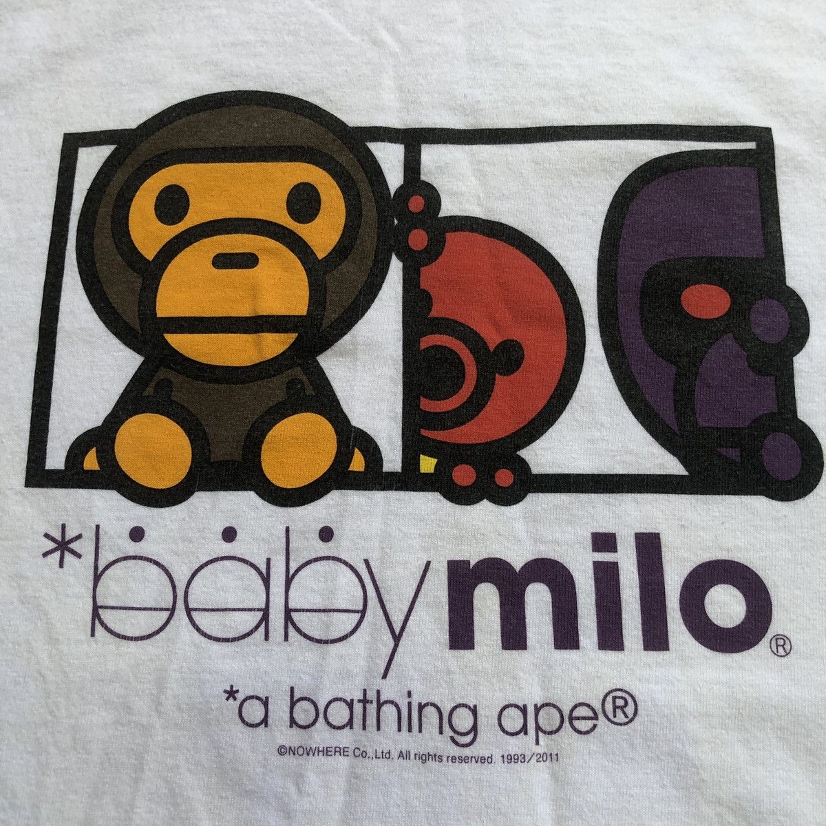 Bape Bape Baby Milo Safari Tee Size US L / EU 52-54 / 3 - 3 Thumbnail