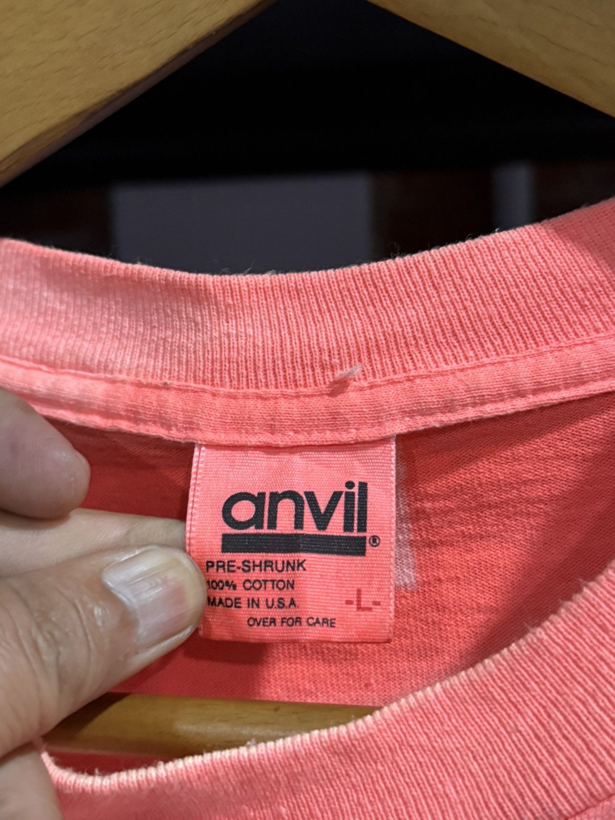 Anvil × Vintage Vintage 90s Skateboard Single Stitch By Anvil Tee Size US L / EU 52-54 / 3 - 4 Thumbnail