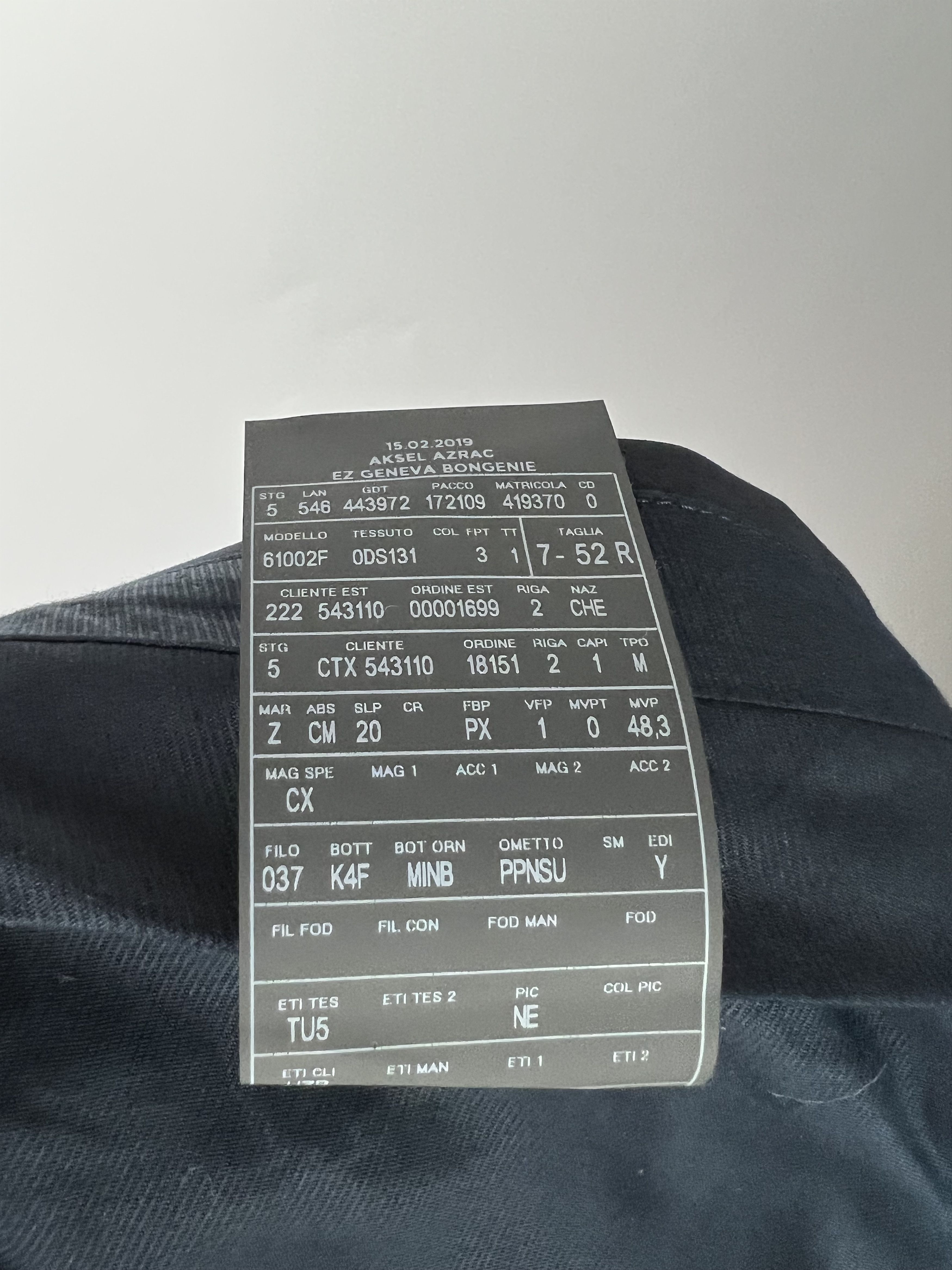 Ermenegildo Zegna Ermenegildo Zegna Trofeo Navy Blue Wool Suit Size EU50 Size 50R - 20 Thumbnail