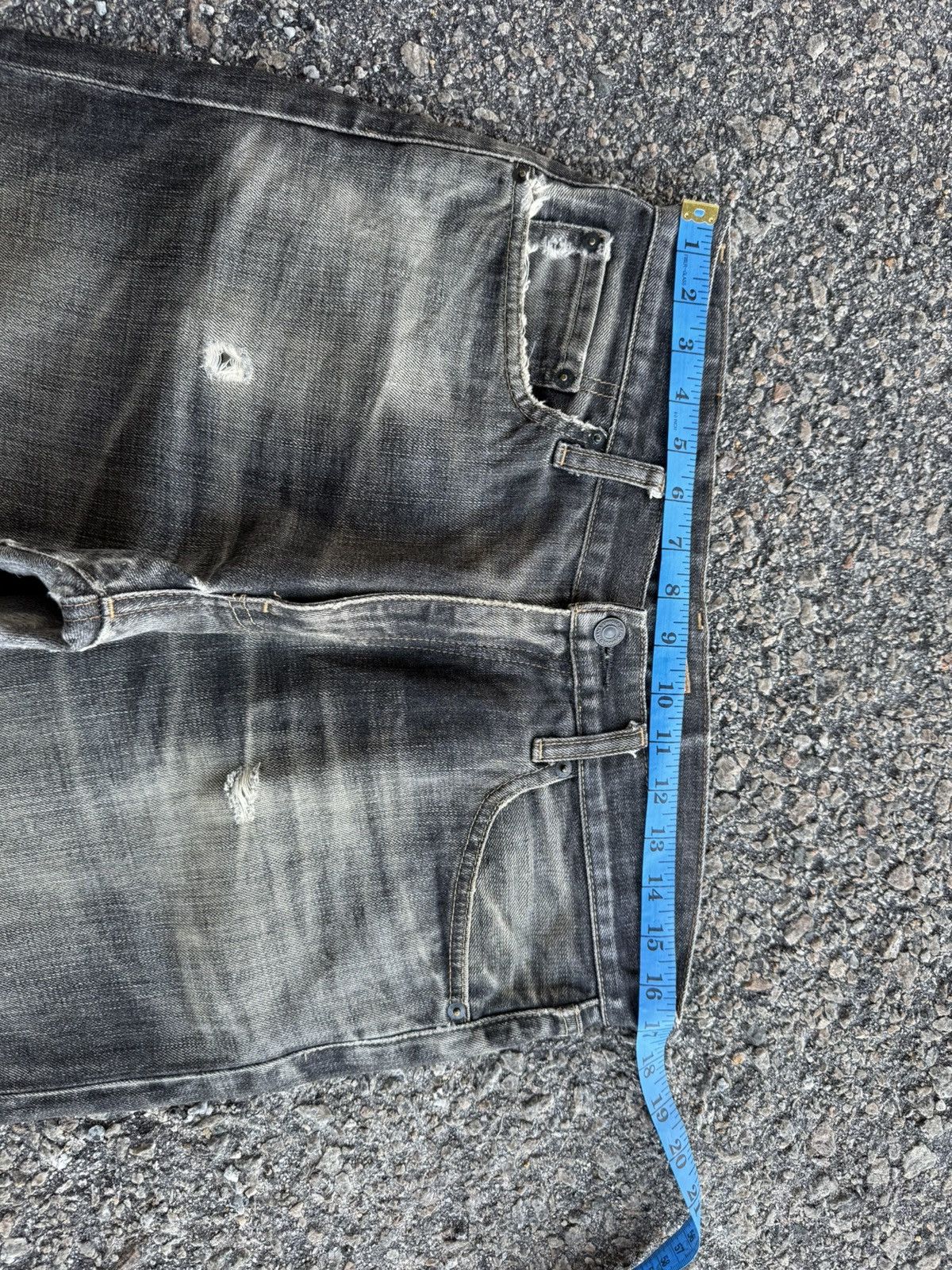 Japanese Brand VINTAGE S003 STRAIGHT FADED JEAN DENIM PANTS Size US 33 - 6 Thumbnail