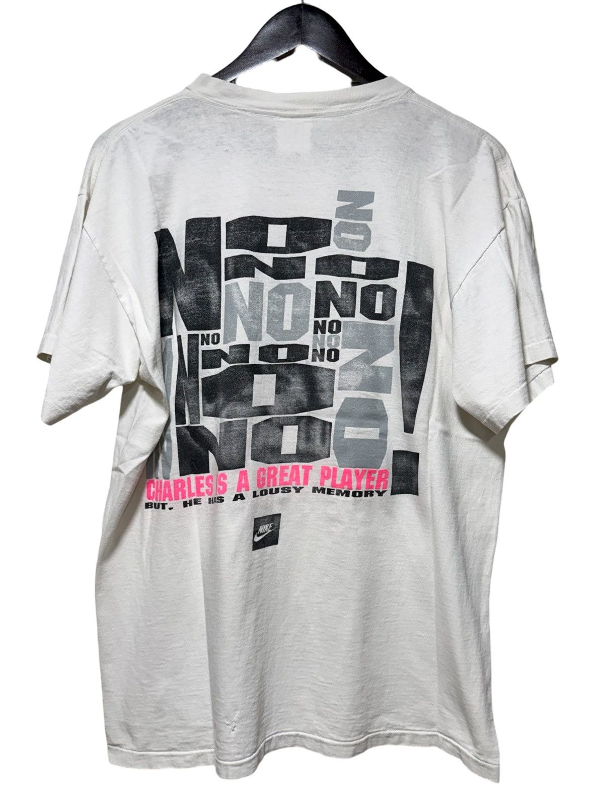 Nike Vintage 90s Sir Charles Barkley Nike Fined TShirt L Single Size US L / EU 52-54 / 3 - 6 Thumbnail