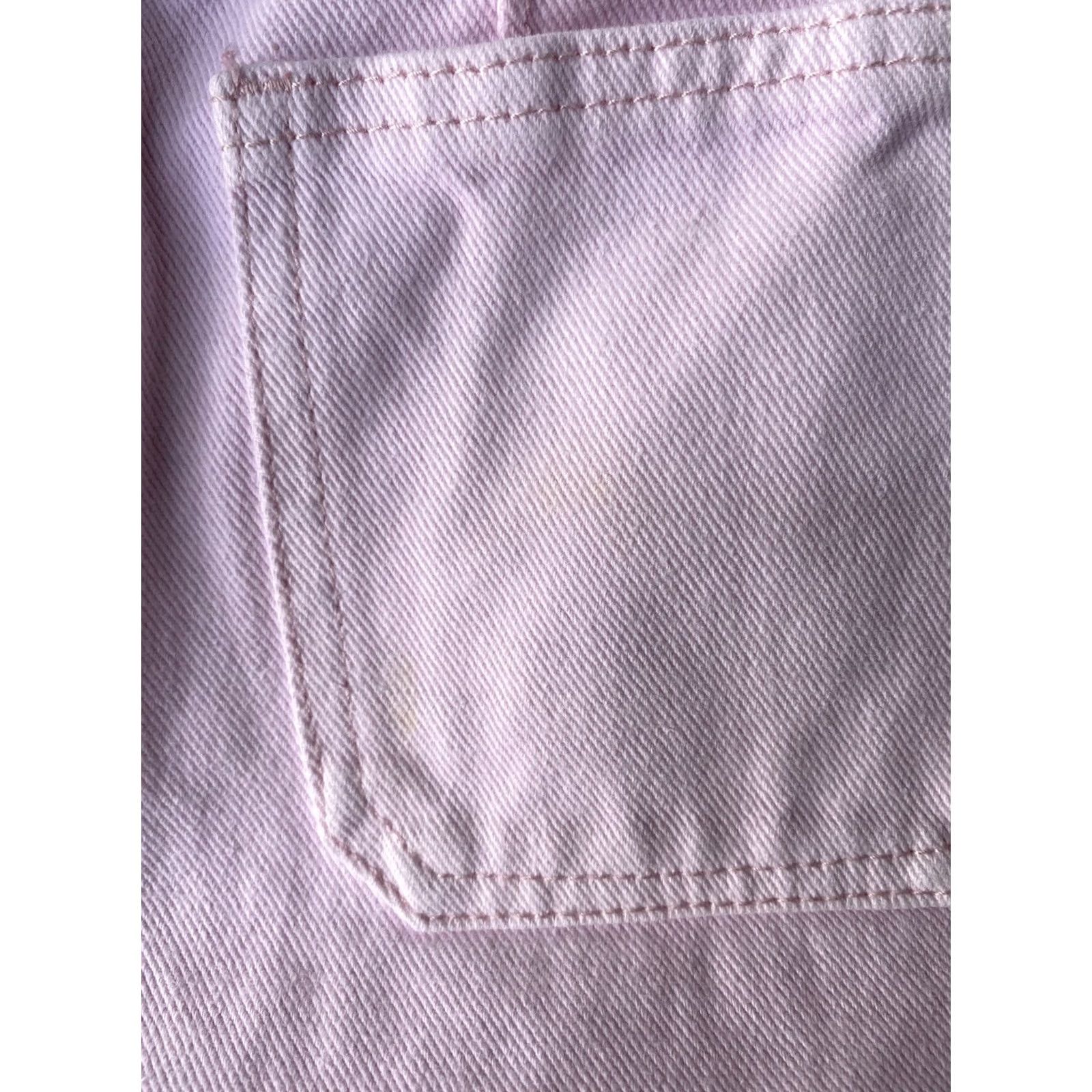 Self-Portrait Self-Portrait Jeans Pants Straight Leg Jewels Women 28x28 Pink Size 28" / US 6 / IT 42 - 4 Thumbnail