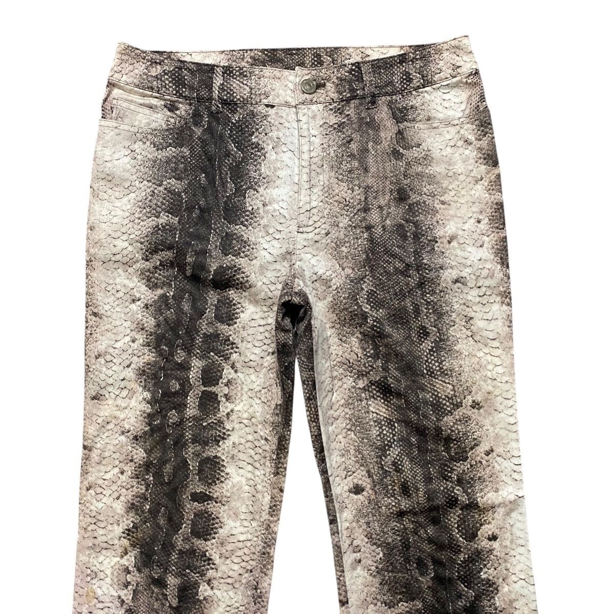 Japanese Brand Japanese Brand SPECCHIO Snake Skin Flare Pants Size 29" - 3 Thumbnail
