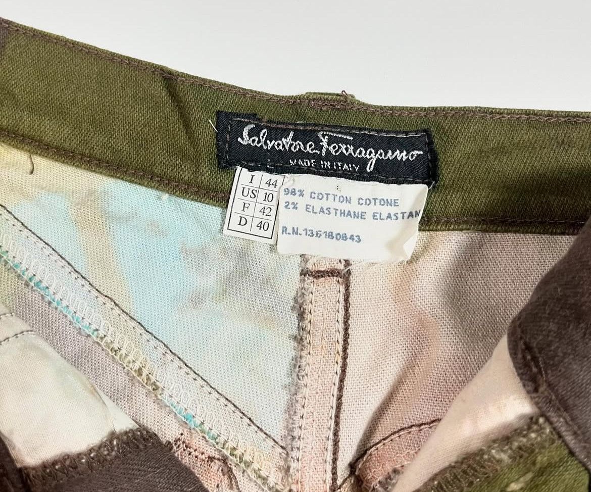 Salvatore Ferragamo 2000s Salvatore Ferragamo Wide Leg Pants Size US 32 / EU 48 - 4 Thumbnail