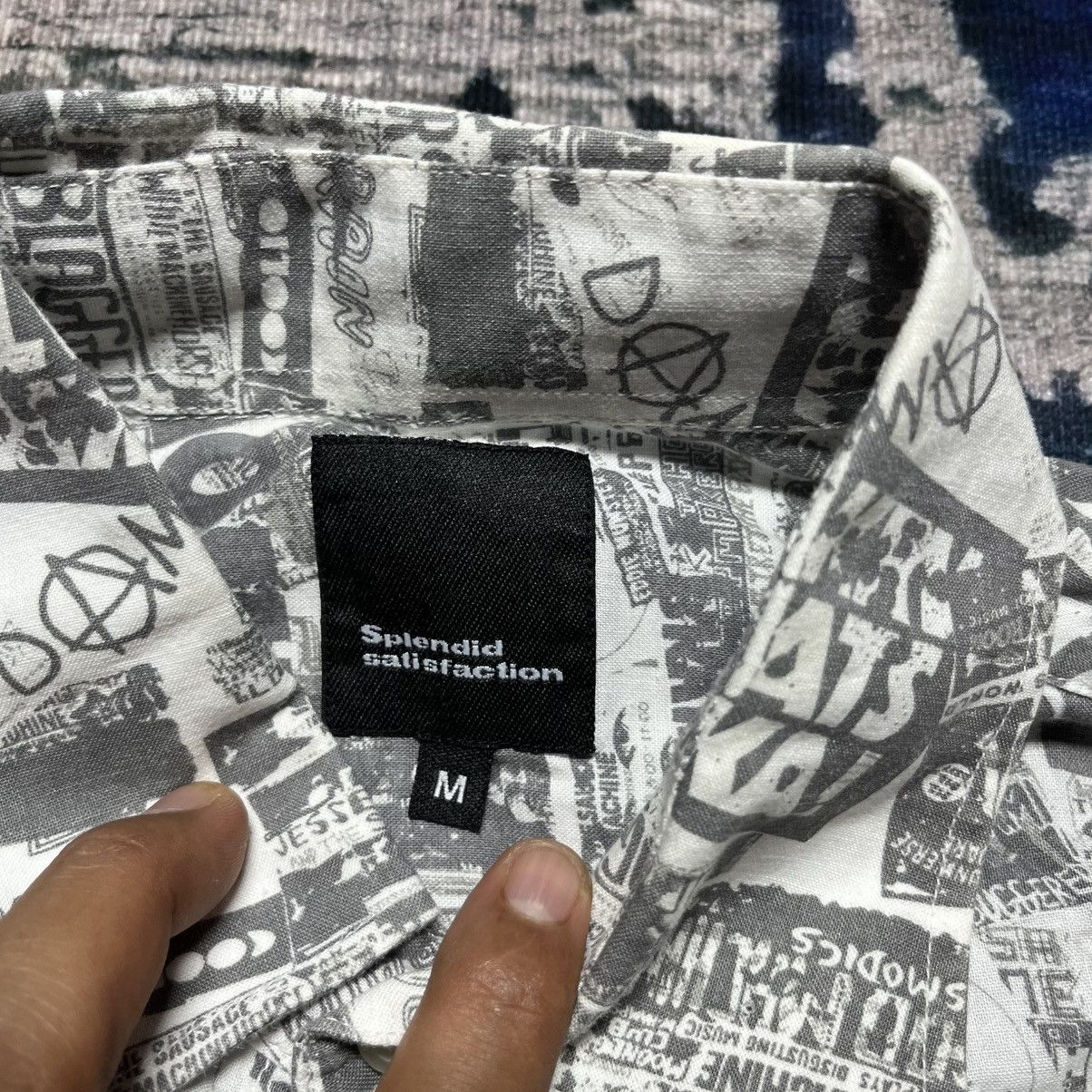 Splendid RARE Splendid Anarchiest Punk Full Print Shirt Button Up Size US M / EU 48-50 / 2 - 5 Thumbnail