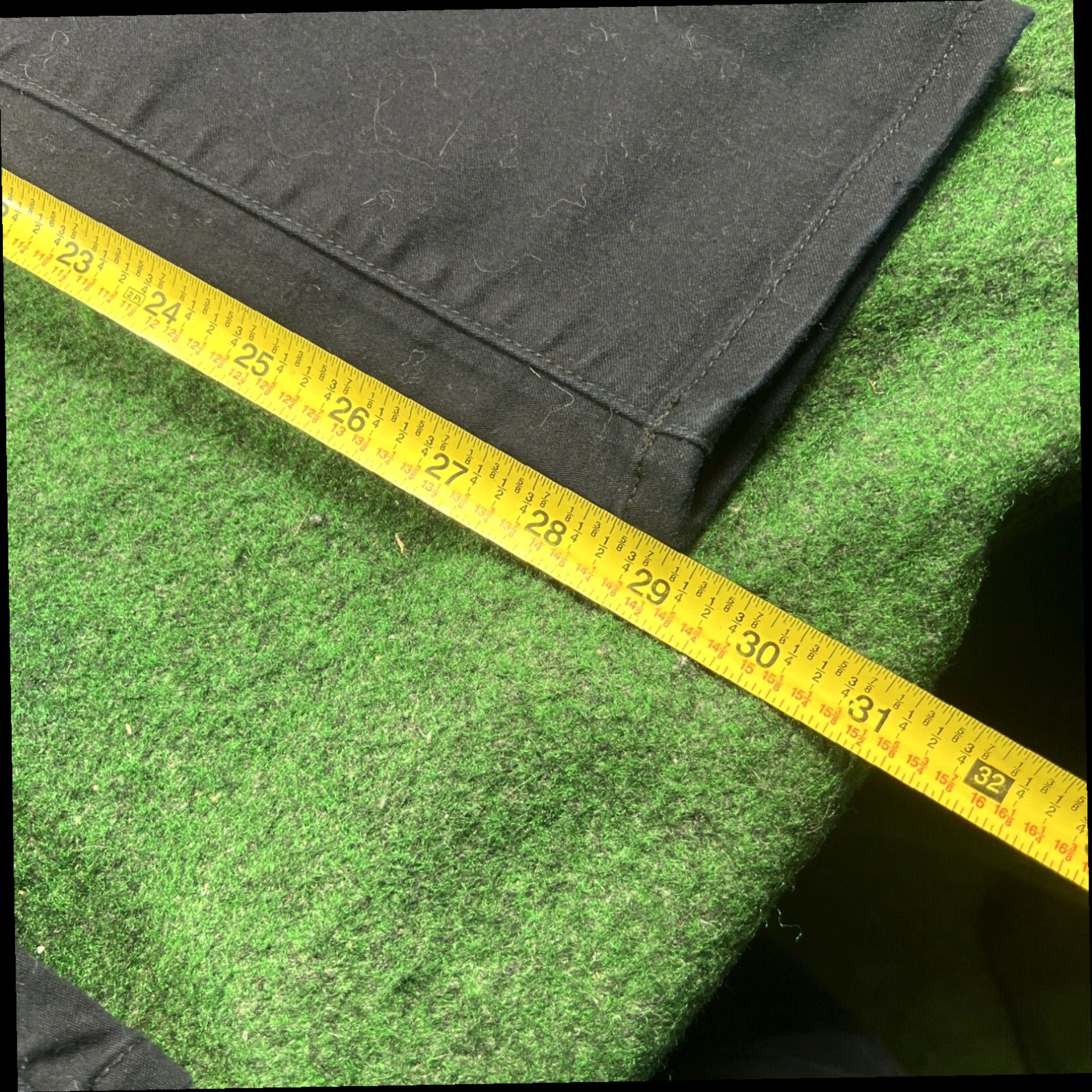 Vintage A.N.A. women’s black jeggings Sz 31/12 Measured 34x29 Size 31" - 6 Thumbnail