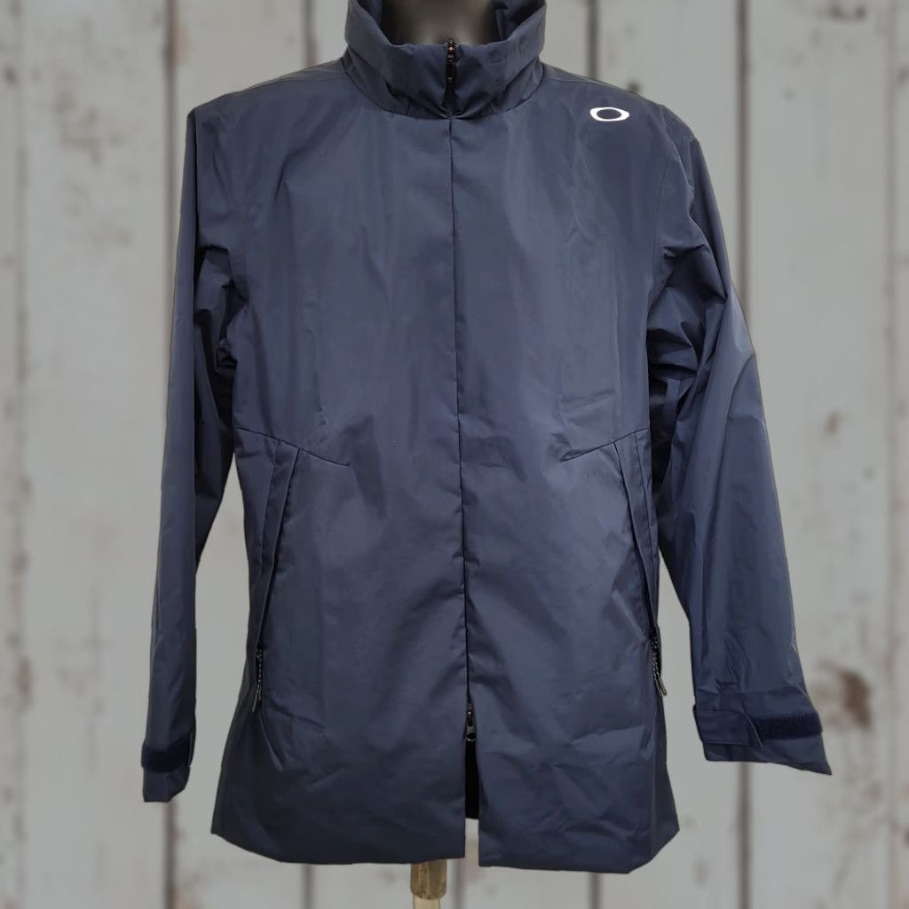 Oakley Oakley Jacket Men's M Blue Performance Fit Hood & Logo Outdoor Hiking Jacket Size US M / EU 48-50 / 2 - 1 Thumbnail