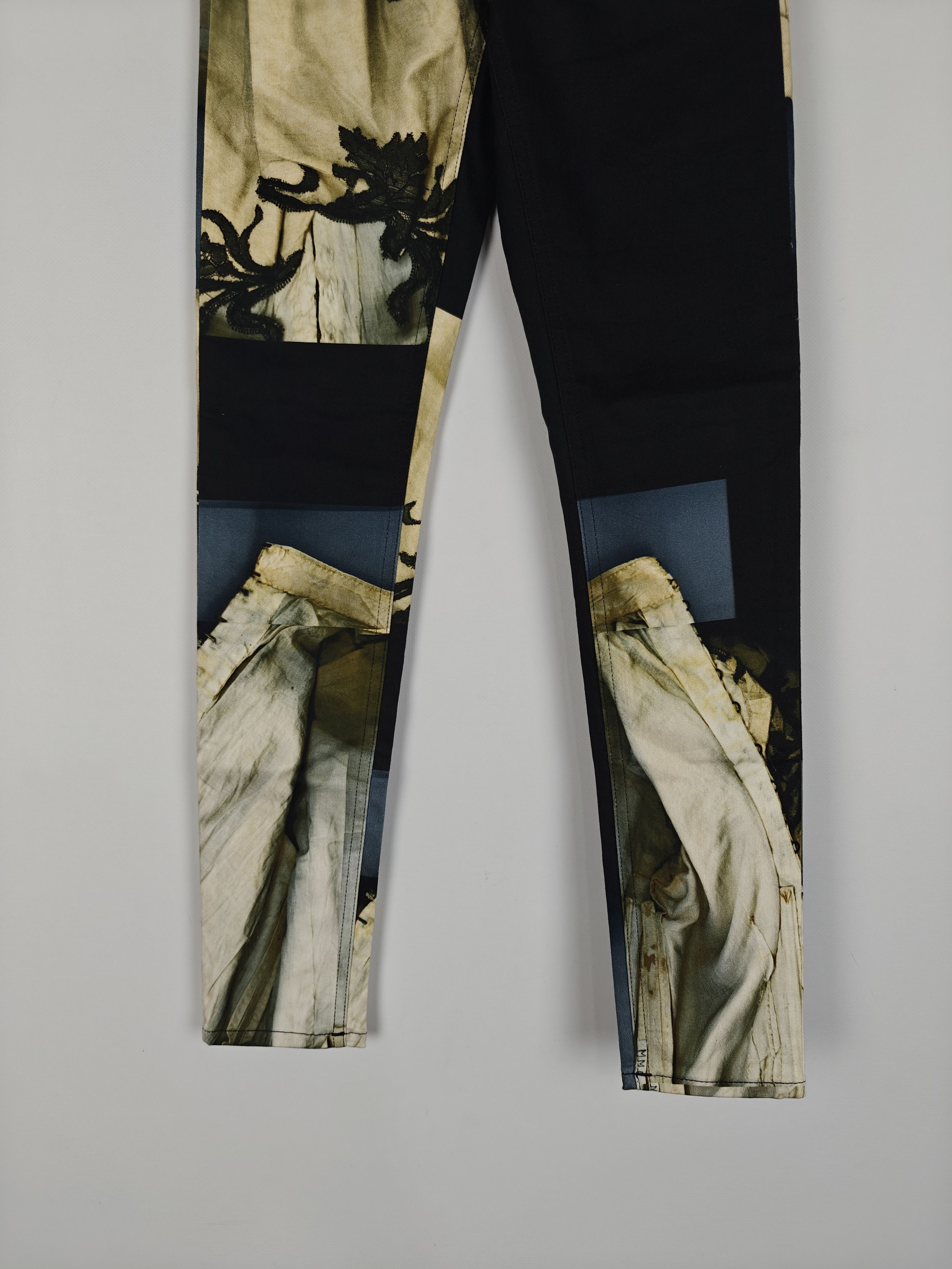 Acne Studios Acne Studios Jeans Pants Skin 5 Blk Flower size 23x32 Size 23" - 3 Thumbnail