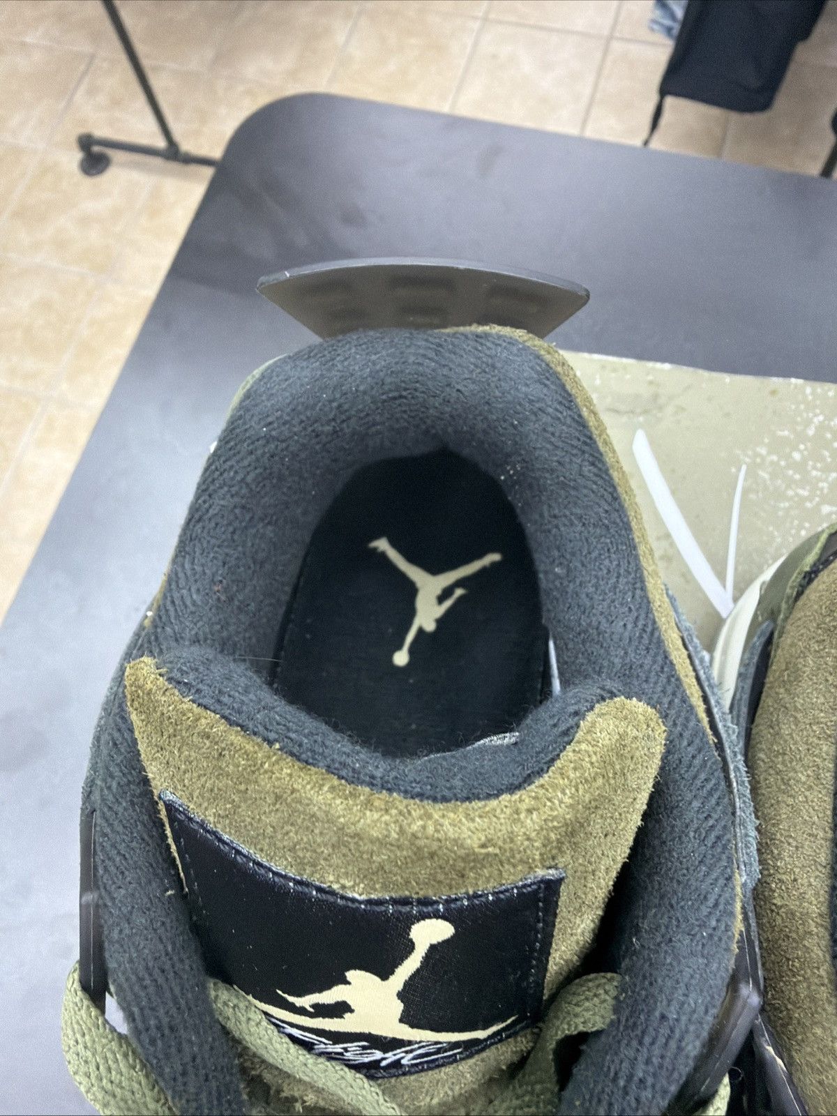 Jordan Brand Air Jordan 4 Craft ‘Olive’ Men’s Size 12 Pre-owned Sneakers Size US 12 / EU 45 - 14 Thumbnail