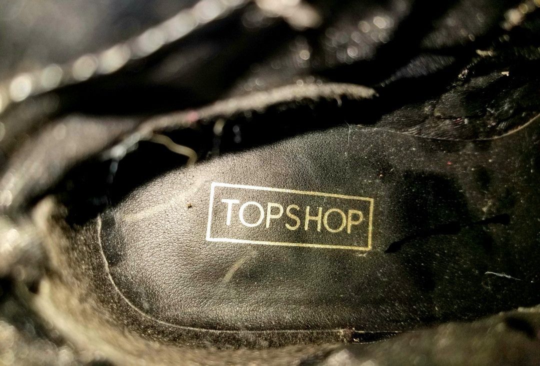 Topshop Topshop black ankle boots Size US 8.5 / IT 38.5 - 8 Thumbnail