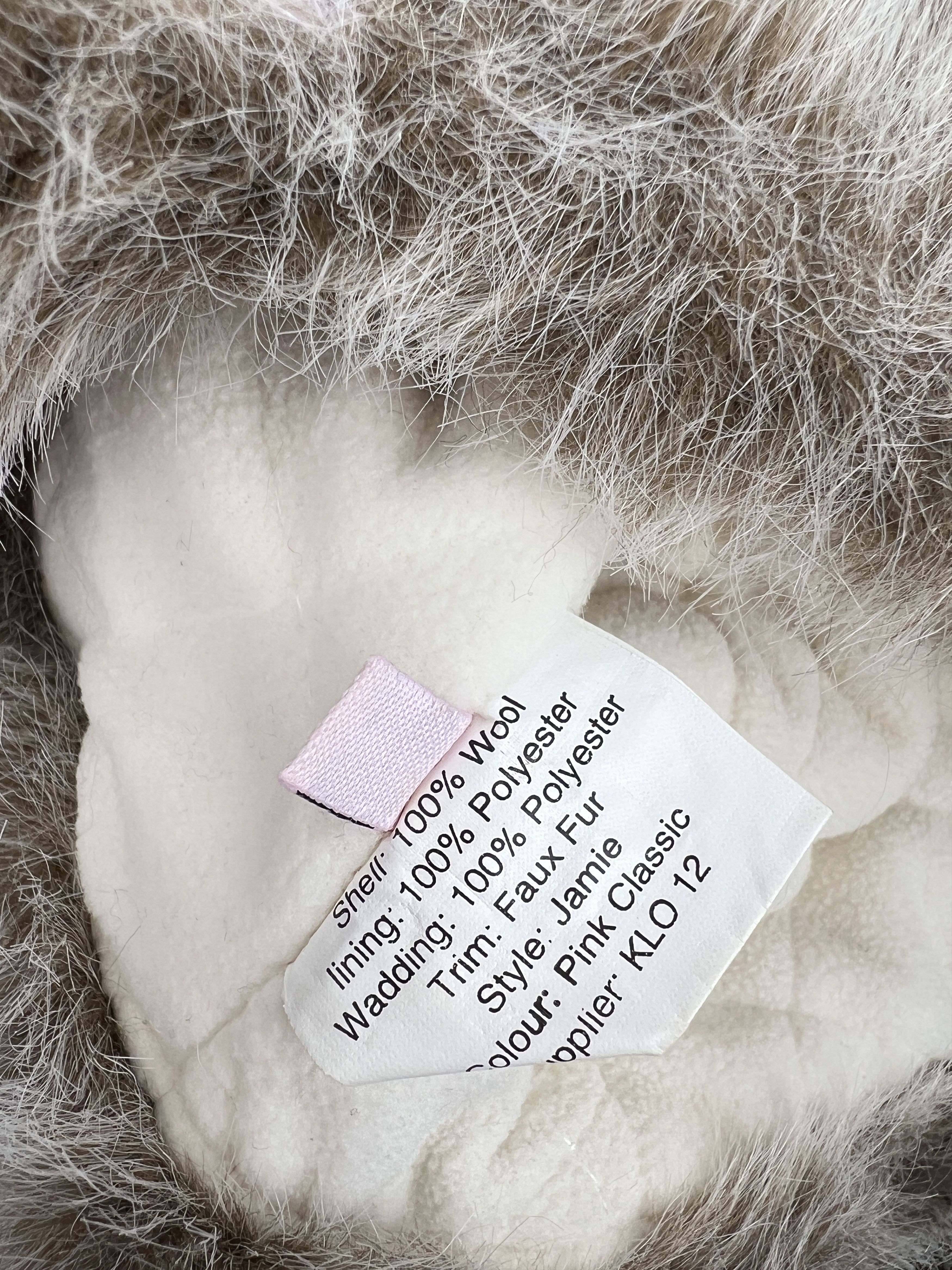 Vintage Y2K Wool Tweed Pink Faux Fur Ushanka Hat Size ONE SIZE - 8 Thumbnail
