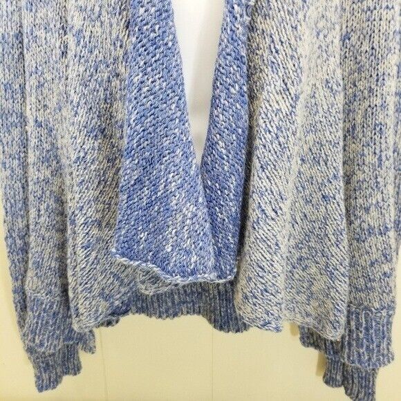 Anthropologie Anthropologie Moth S Blue Open Cardigan Winnie Waterfall Size S / US 4 / IT 40 - 3 Thumbnail